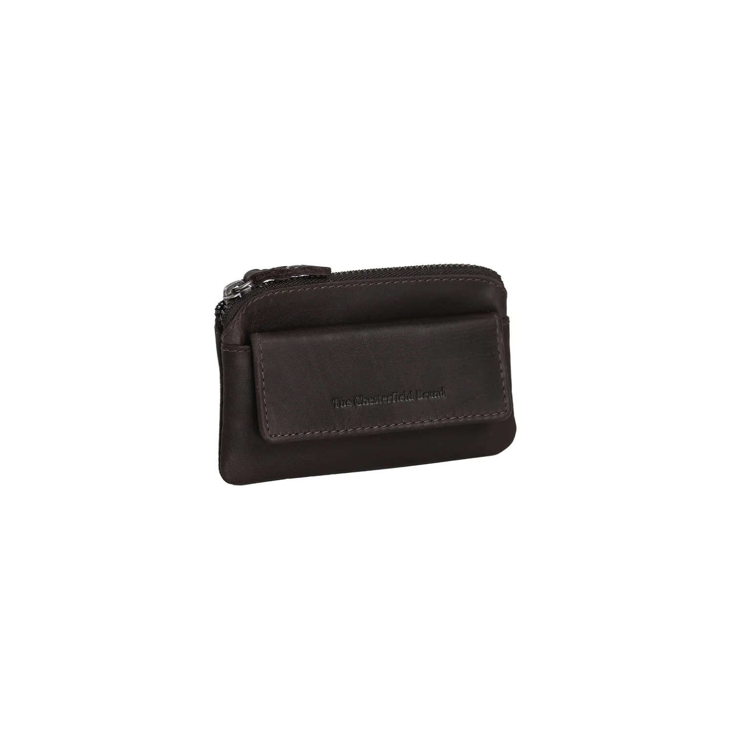 Leather Key Case Brown Oliver