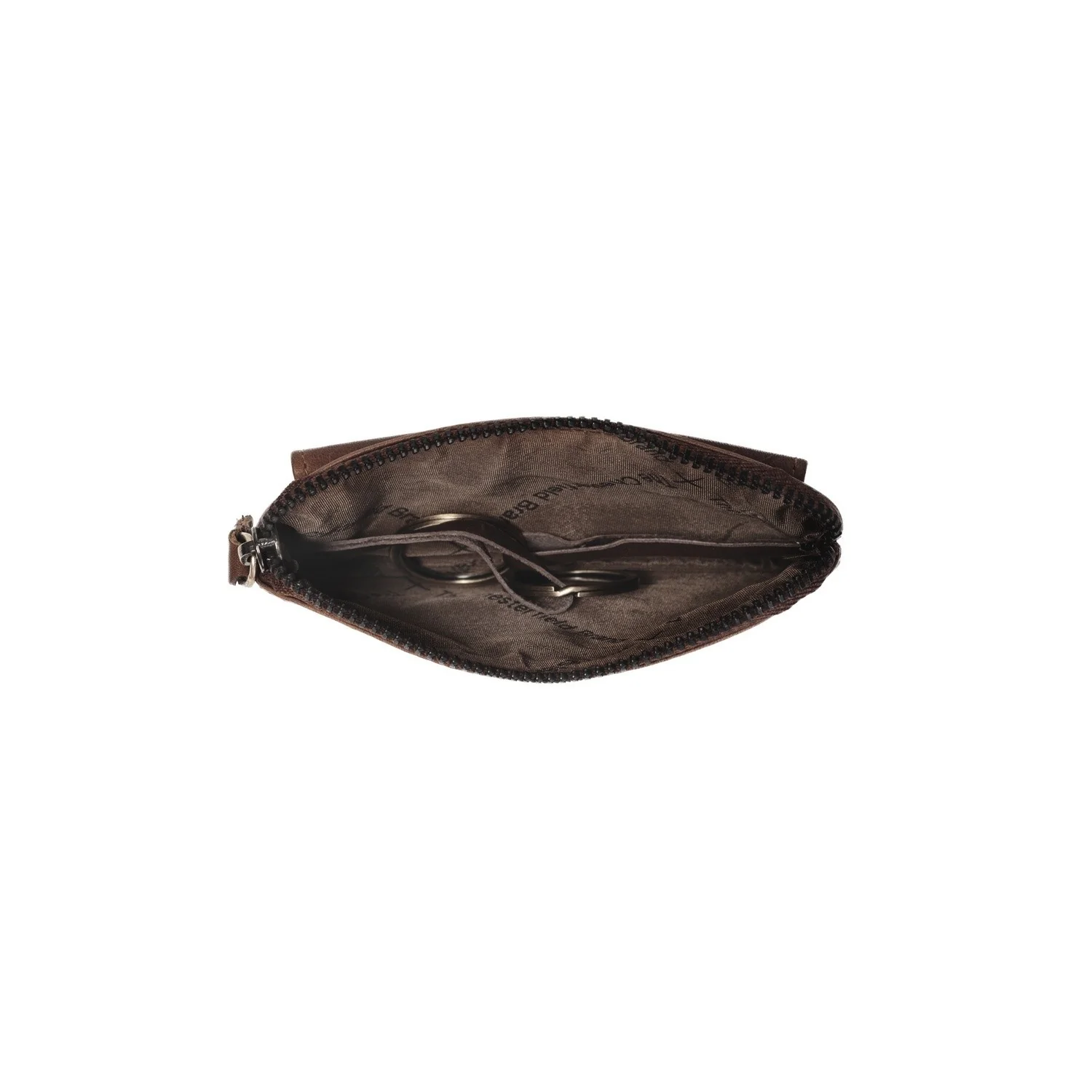Leather Key Case Brown Oliver - Image 2
