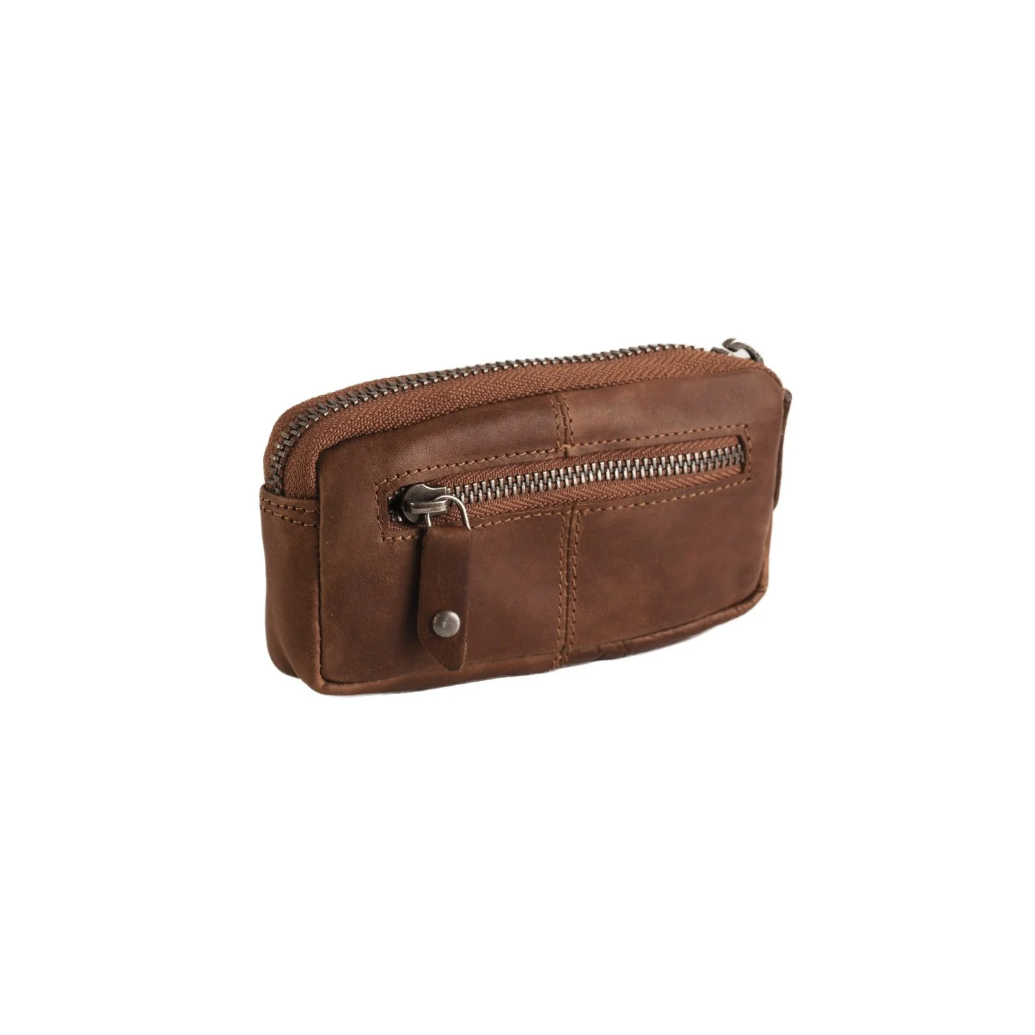 Leather Key Case Cognac Corey - Image 5