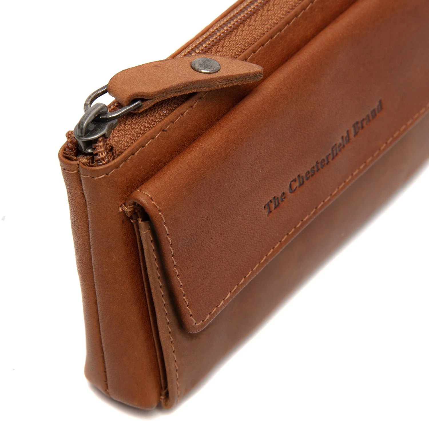 Leather Key Case Cognac Violette - Image 2
