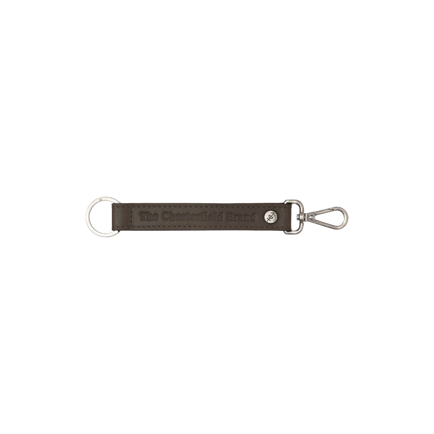 Leather Key Ring Brown