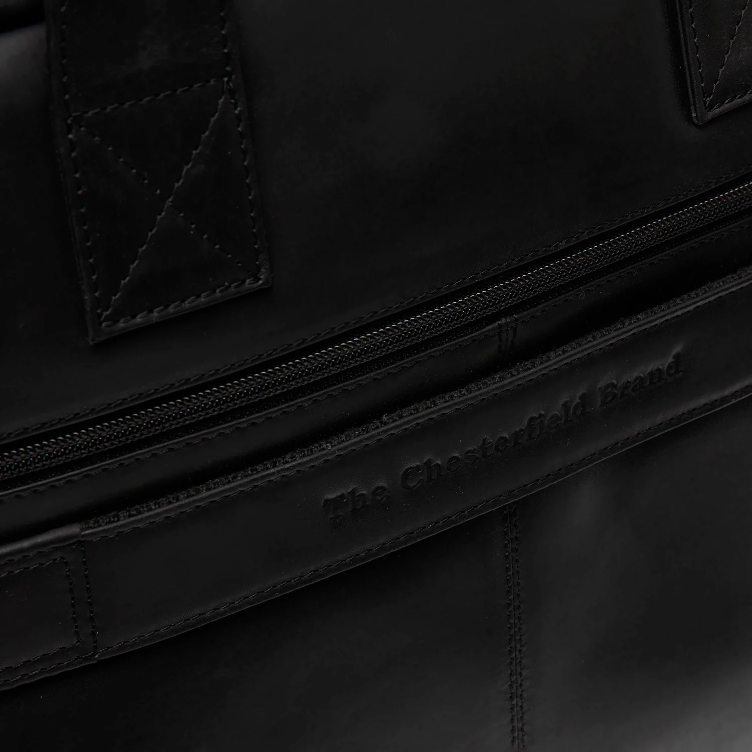 Leather Laptop Bag Black Frazer - Image 7