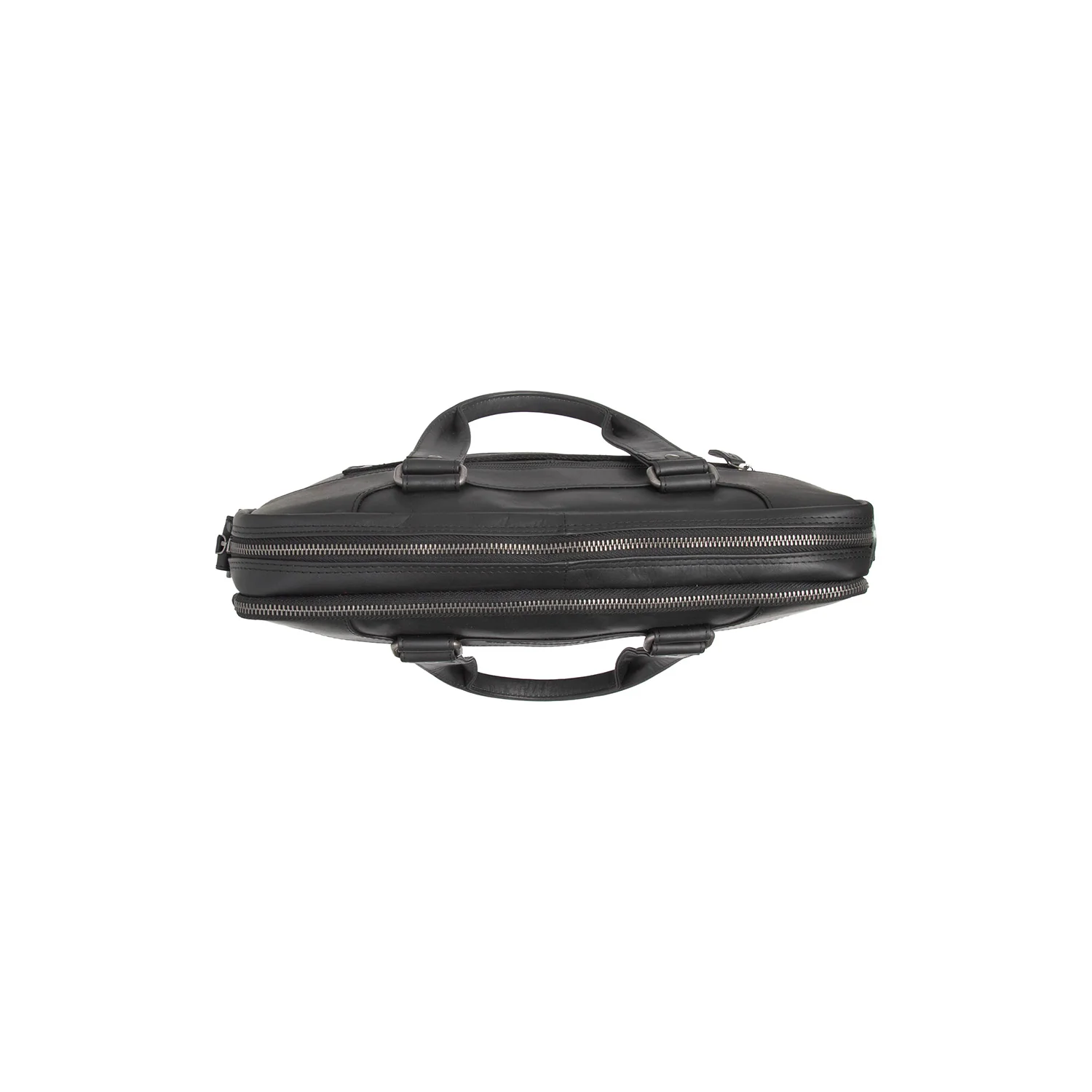 Leather Laptop Bag Black Montara - Image 7