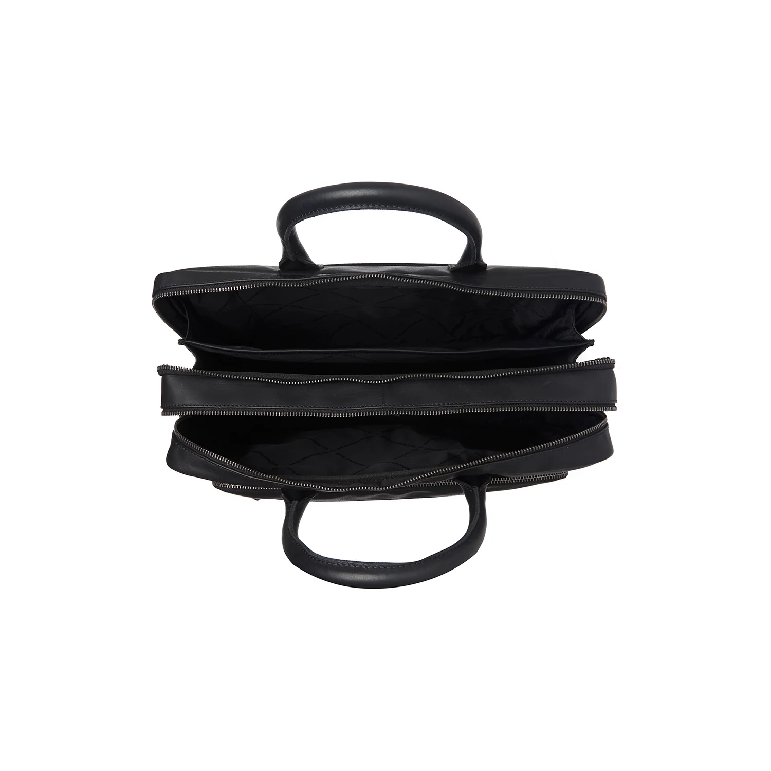 Leather Laptop Bag Black Tacama - Image 7