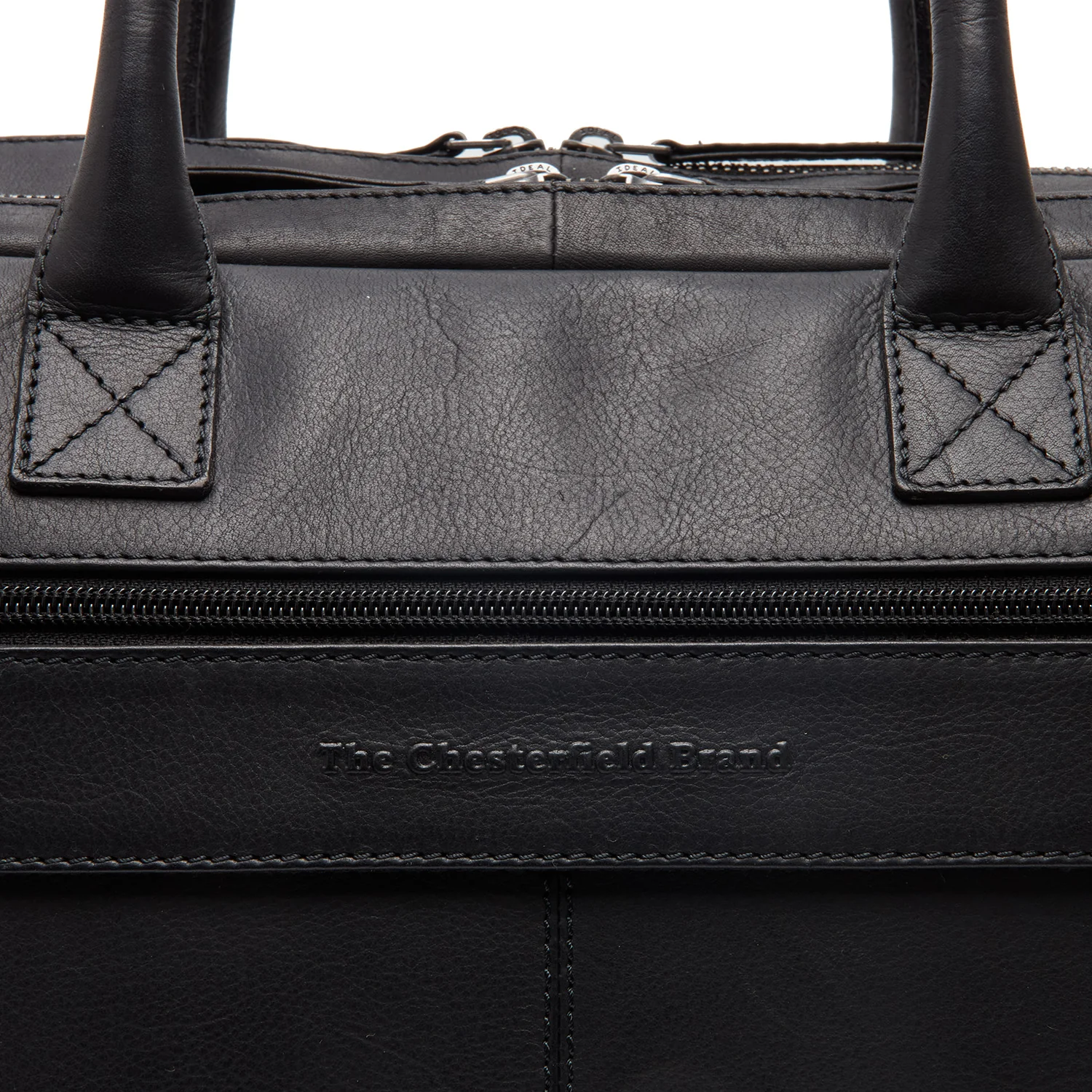 Leather Laptop Bag Black Tacama - Image 8