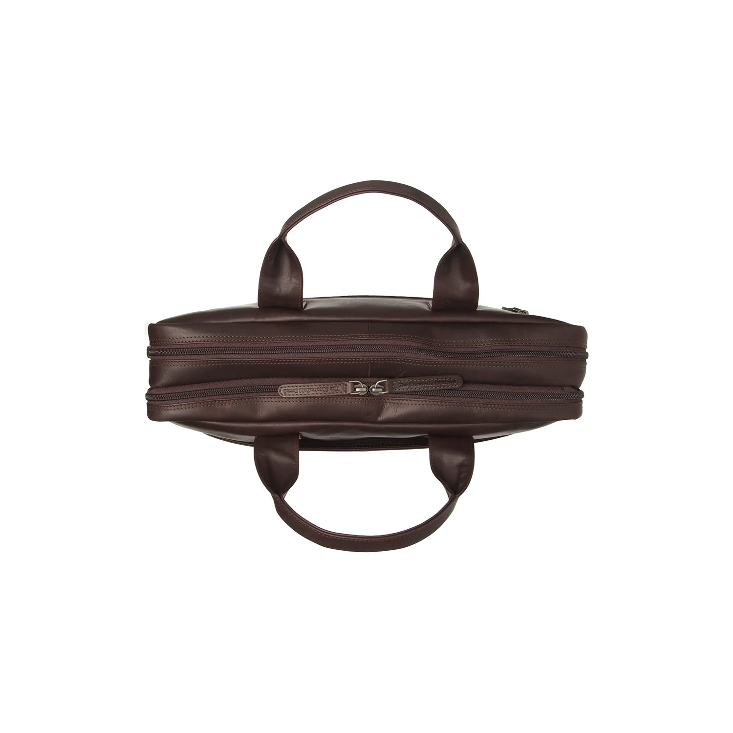 Leather Laptop Bag Brown Frazer - Image 5