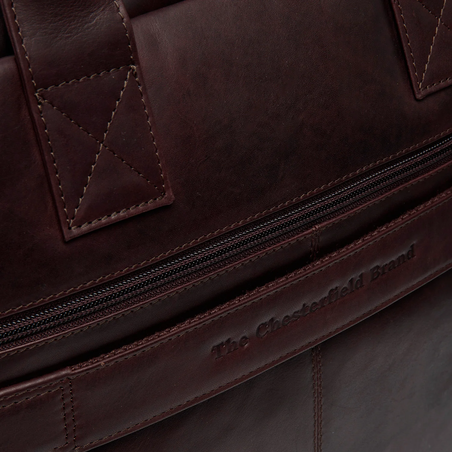 Leather Laptop Bag Brown Frazer - Image 7