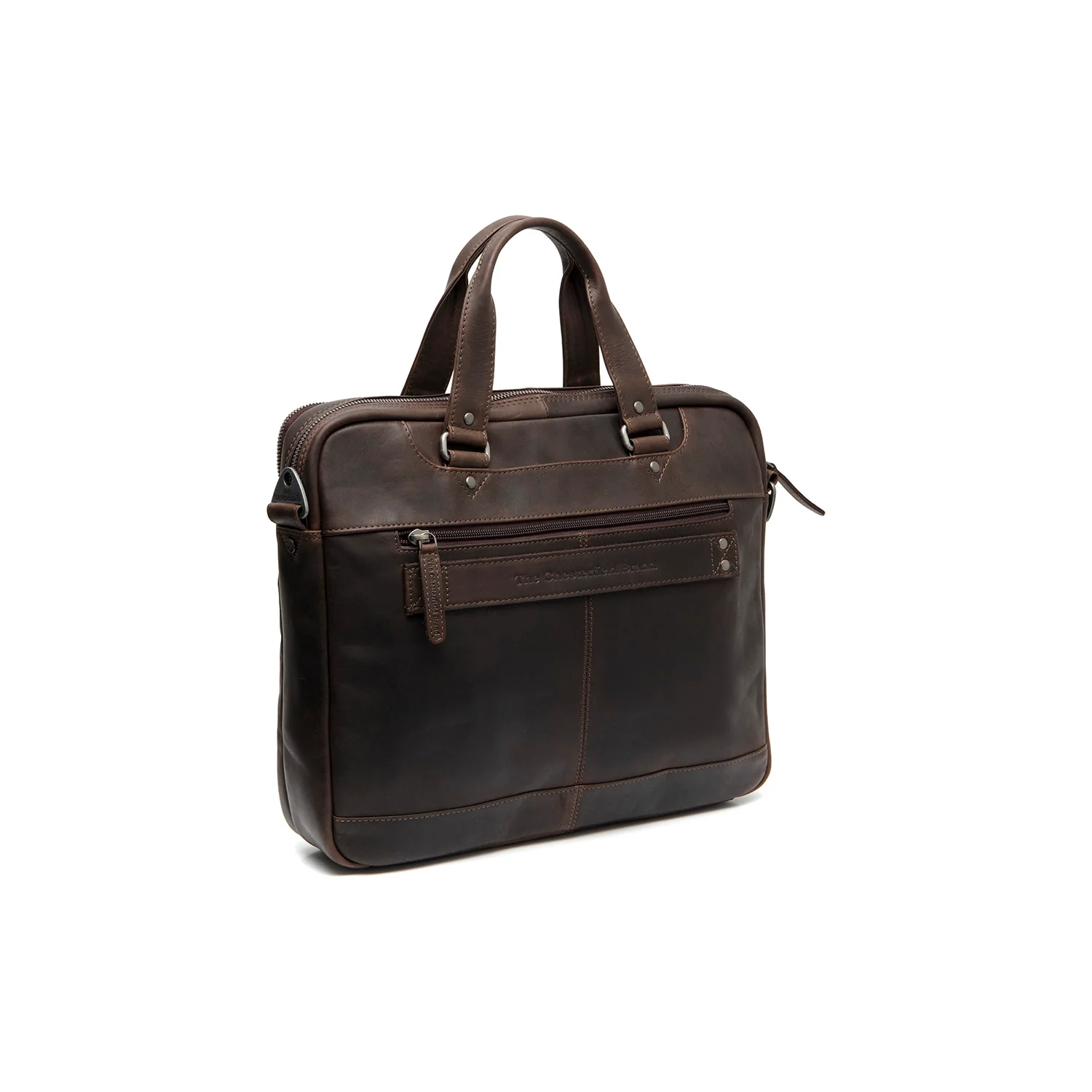 Leather Laptop Bag Brown Montara - Image 9