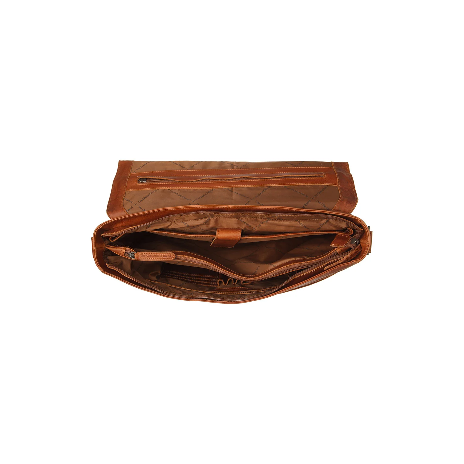 Leather Laptop Bag Cognac Imperia - Image 7