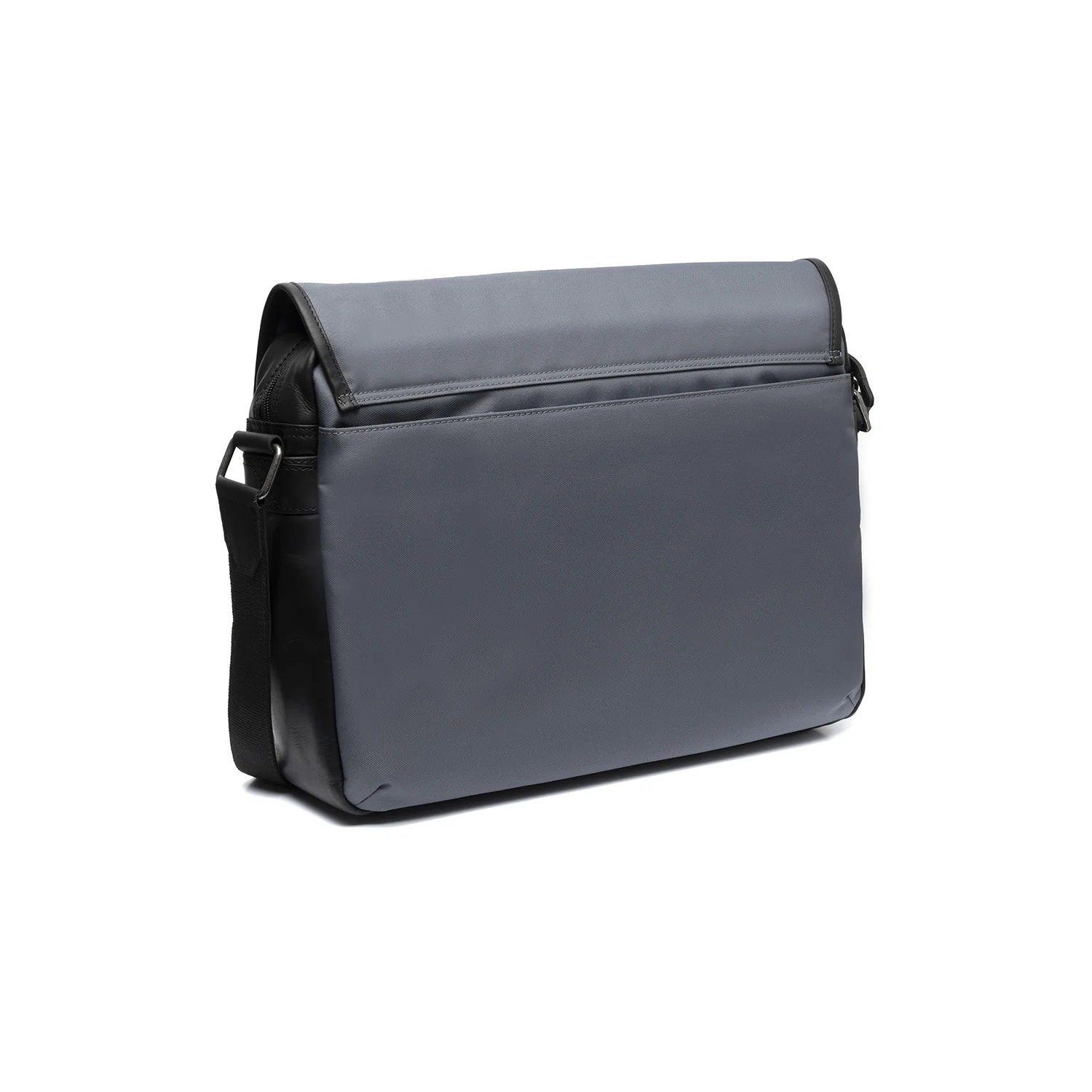 Leather Laptop Bag Light Grey Falun - Image 2