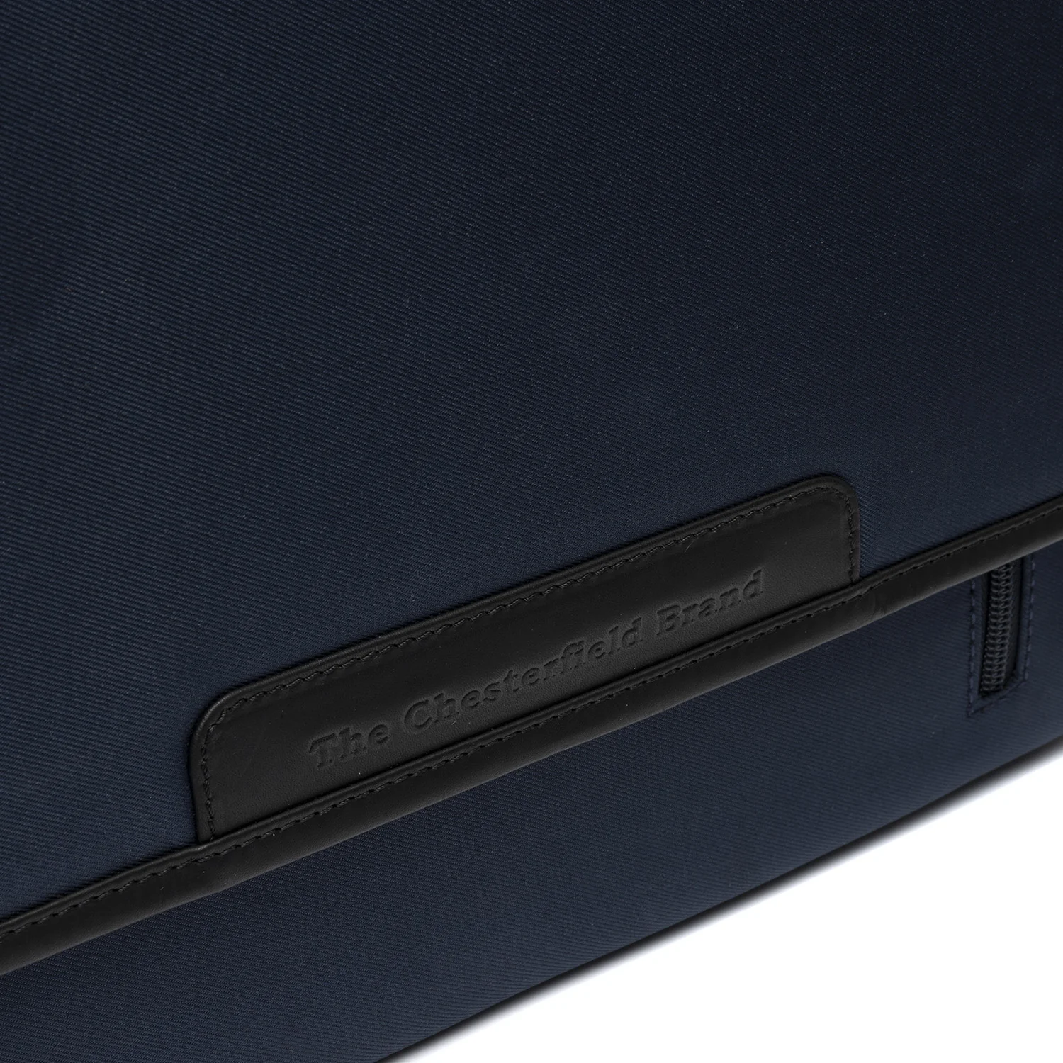 Leather Laptop Bag Navy Falun - Image 5