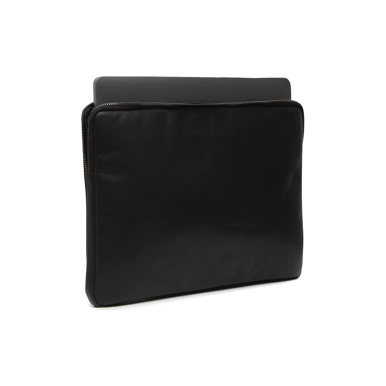 Leather Laptop Sleeve 14 Inch Black Clinton - Image 3