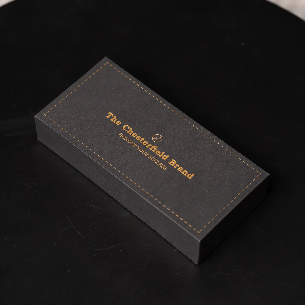 Leather Luggage Tag Cognac - Image 4