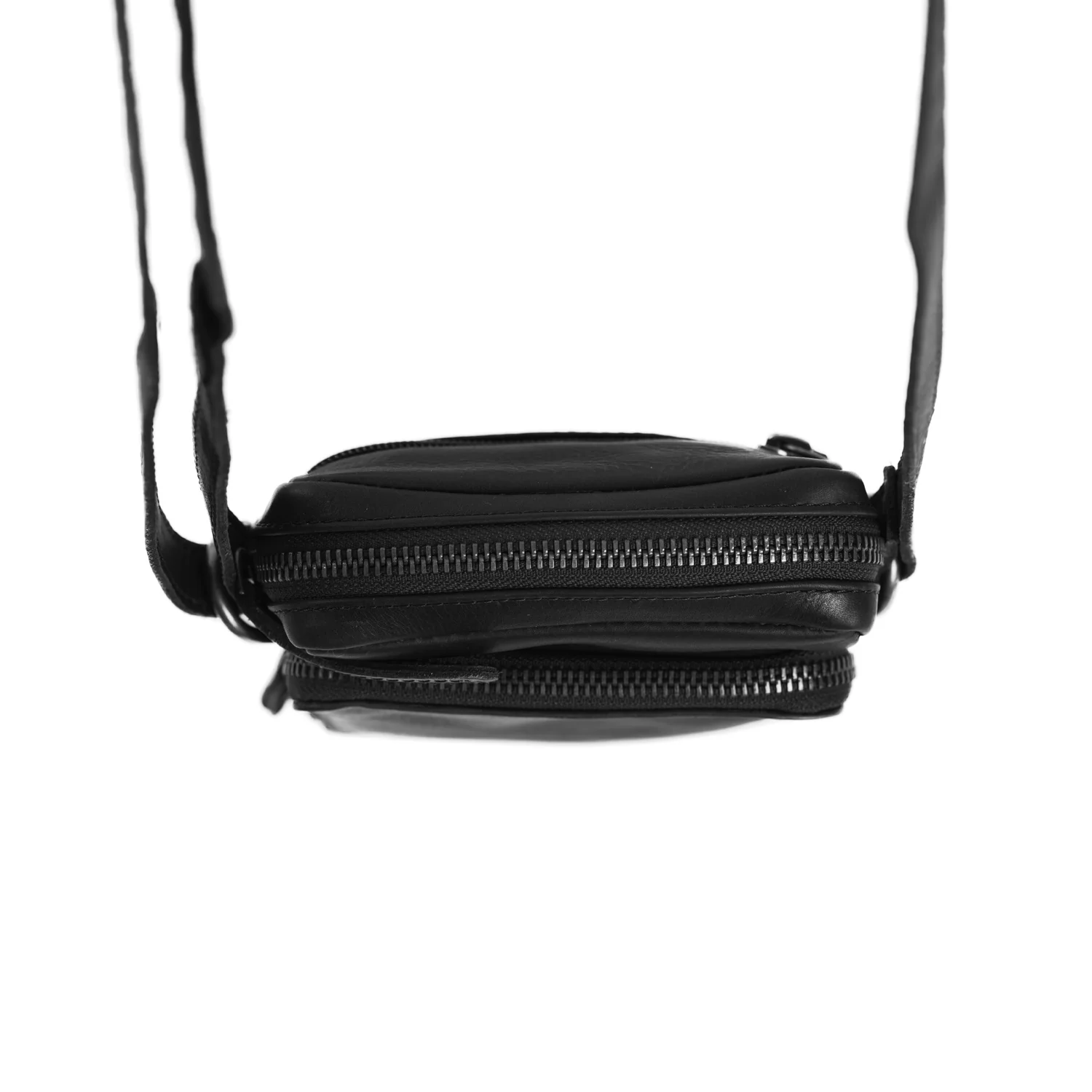 Leather Phone Bag Black Hamilton - Image 8
