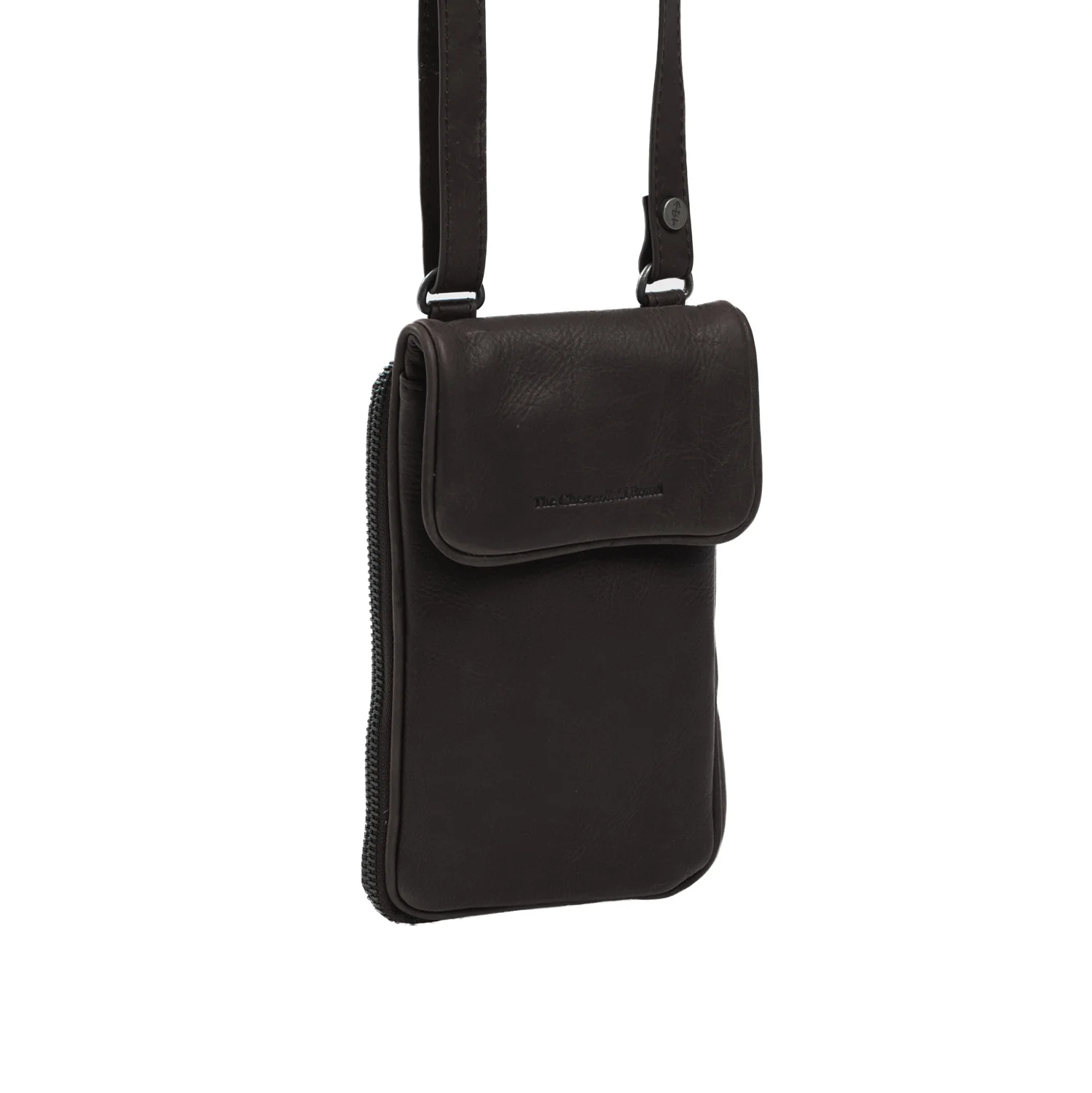 Leather Phone Bag Brown Anderson