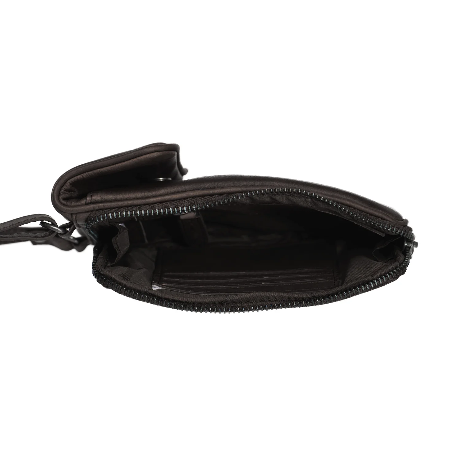 Leather Phone Bag Brown Anderson - Image 4