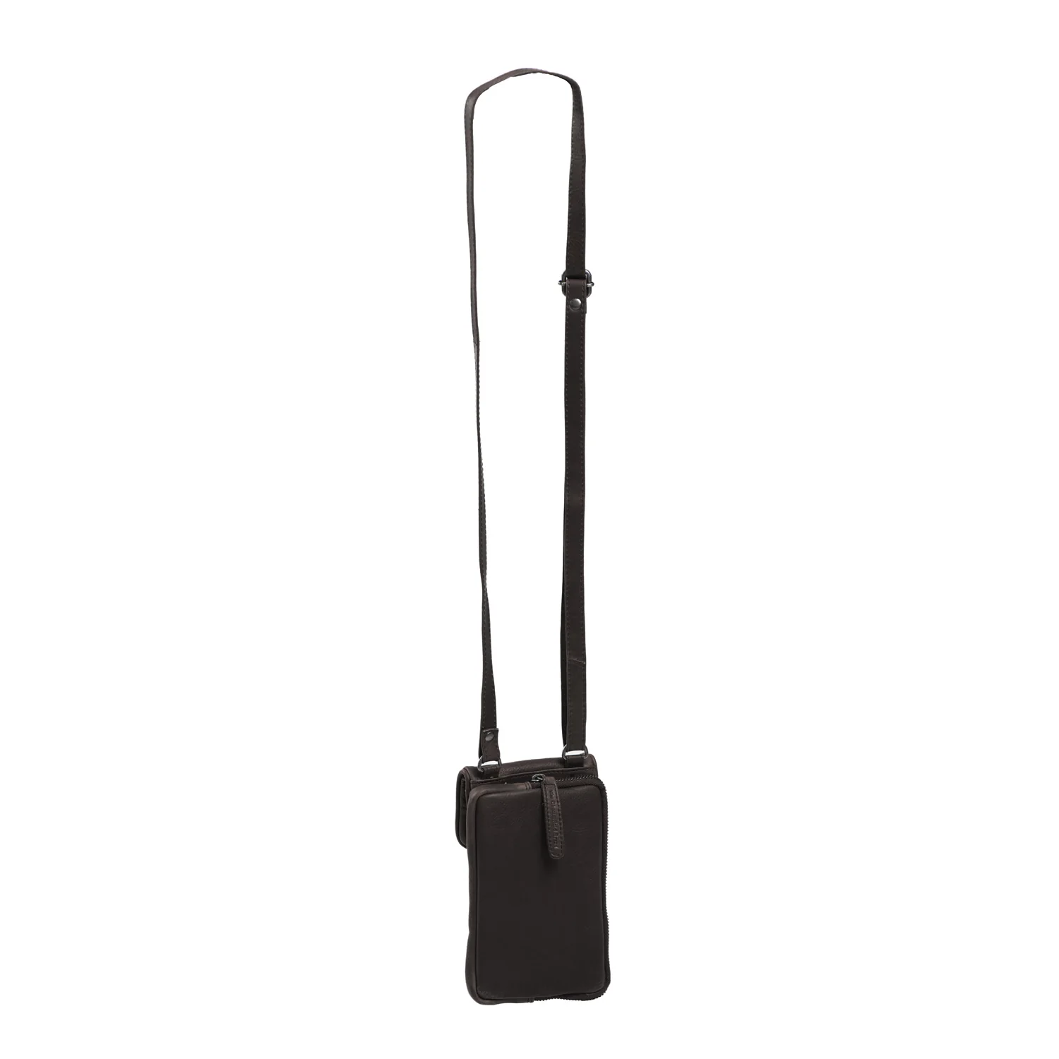 Leather Phone Bag Brown Anderson - Image 5