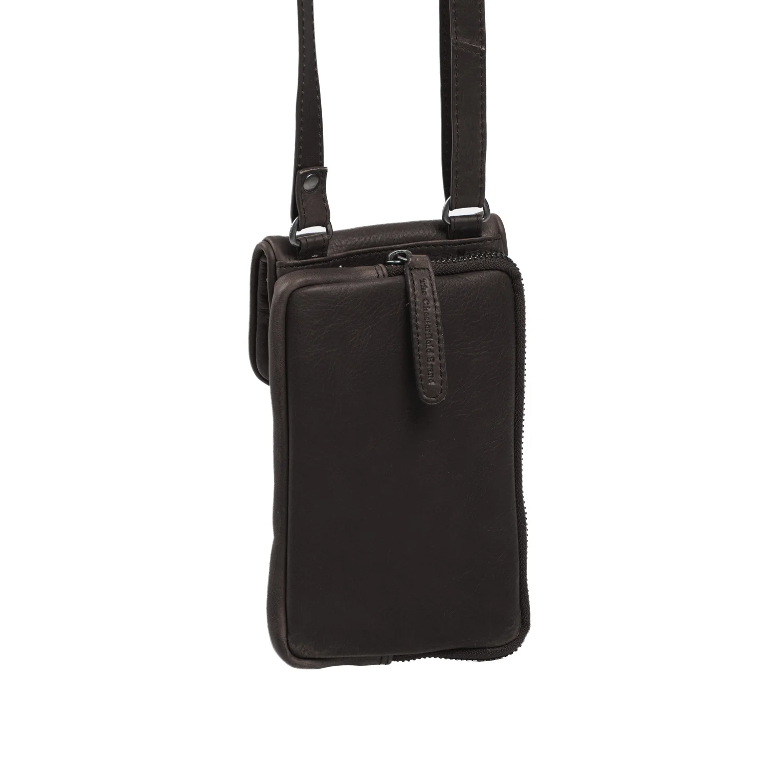 Leather Phone Bag Brown Anderson - Image 6