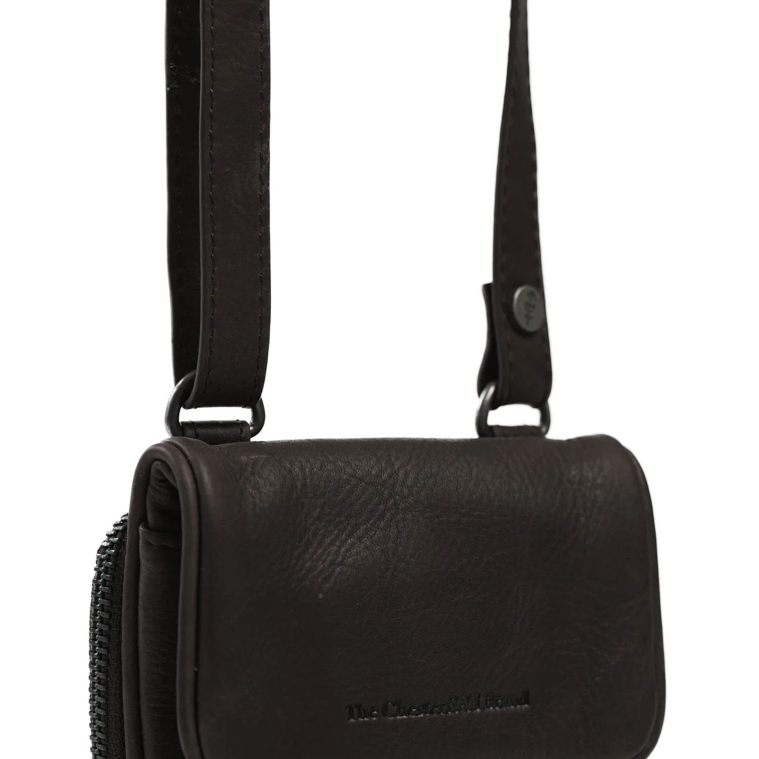 Leather Phone Bag Brown Anderson - Image 8