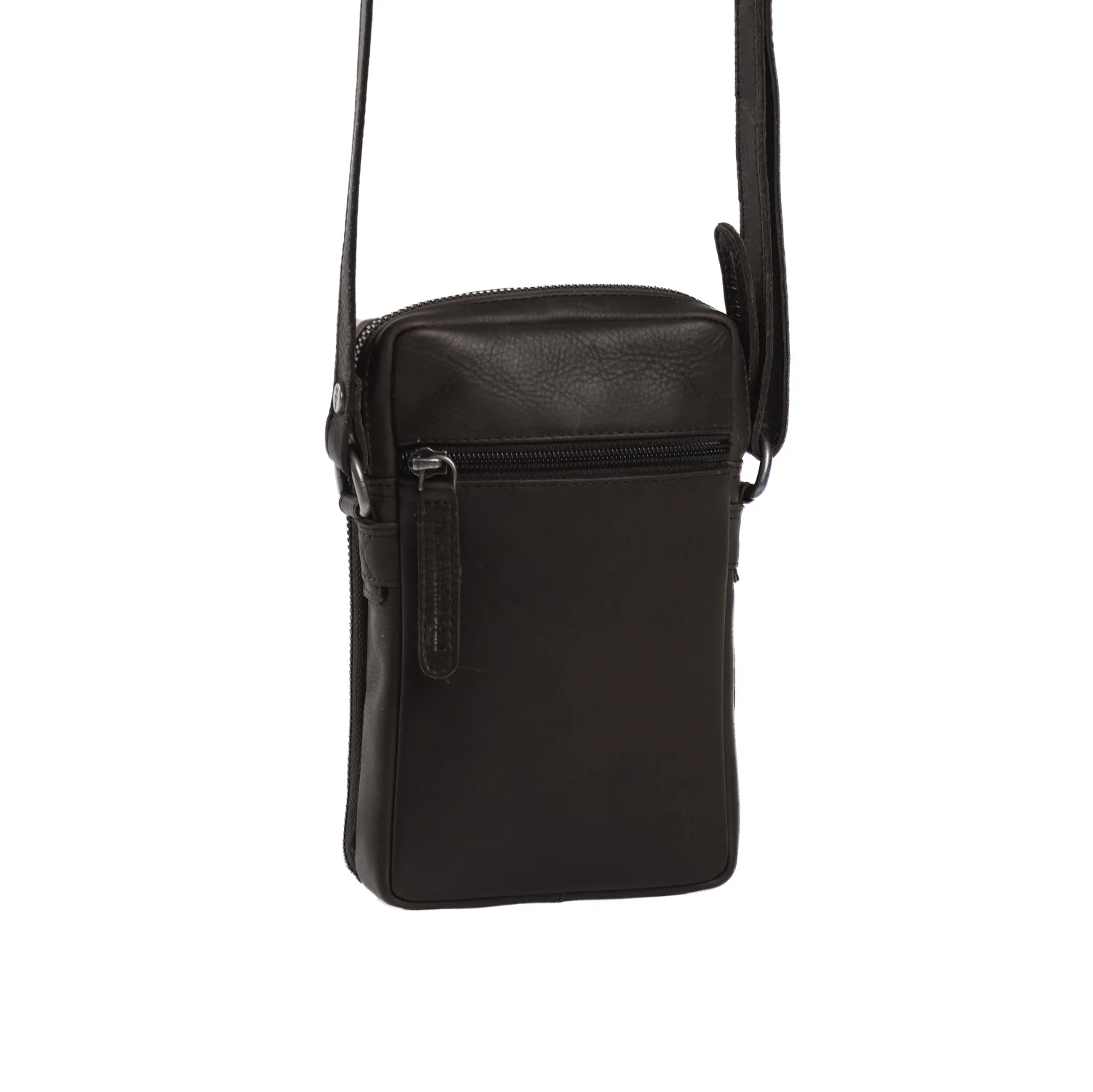 Leather Phone Bag Brown Hamilton - Image 4