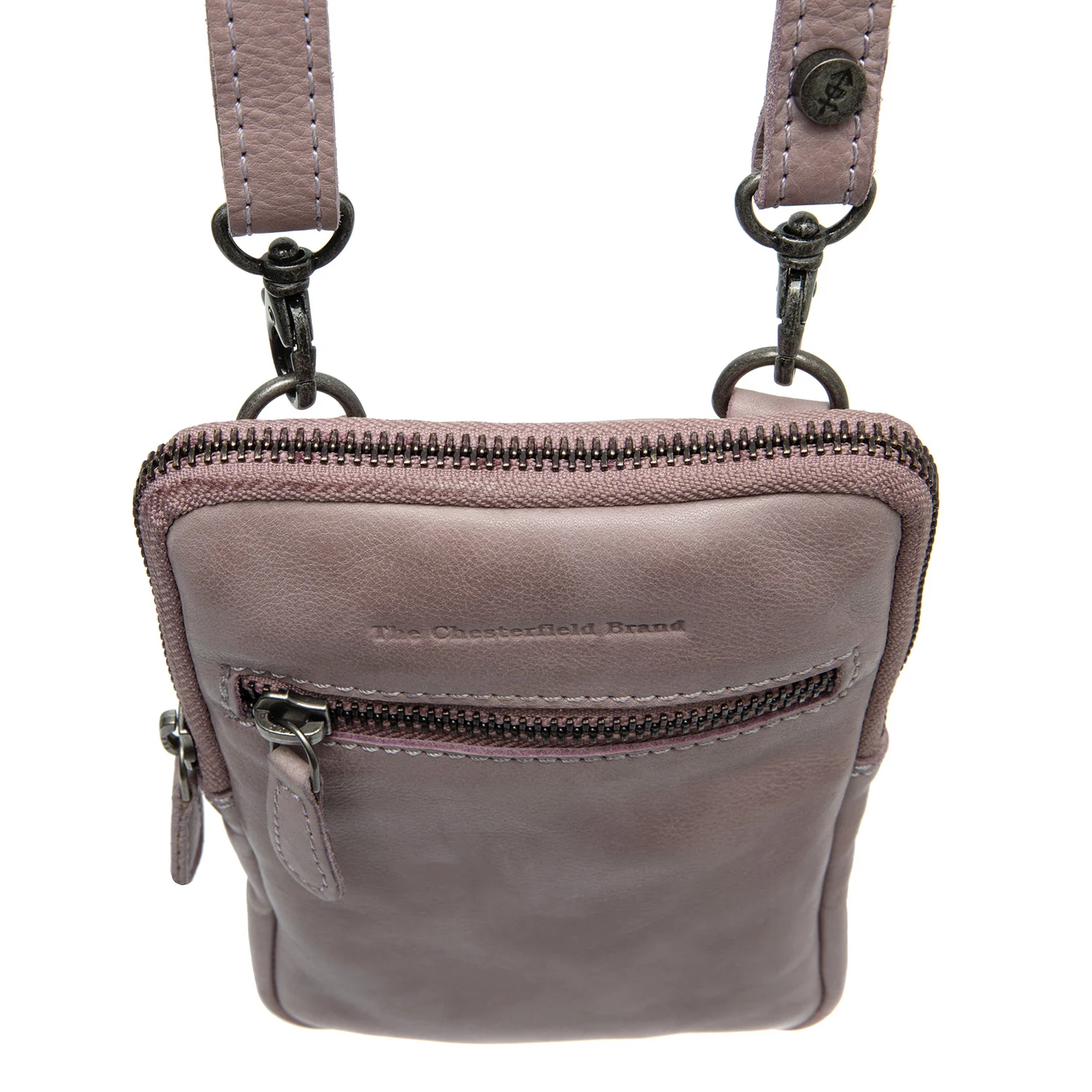 Leather Phone Bag Lavender Lilac Salta - Image 4