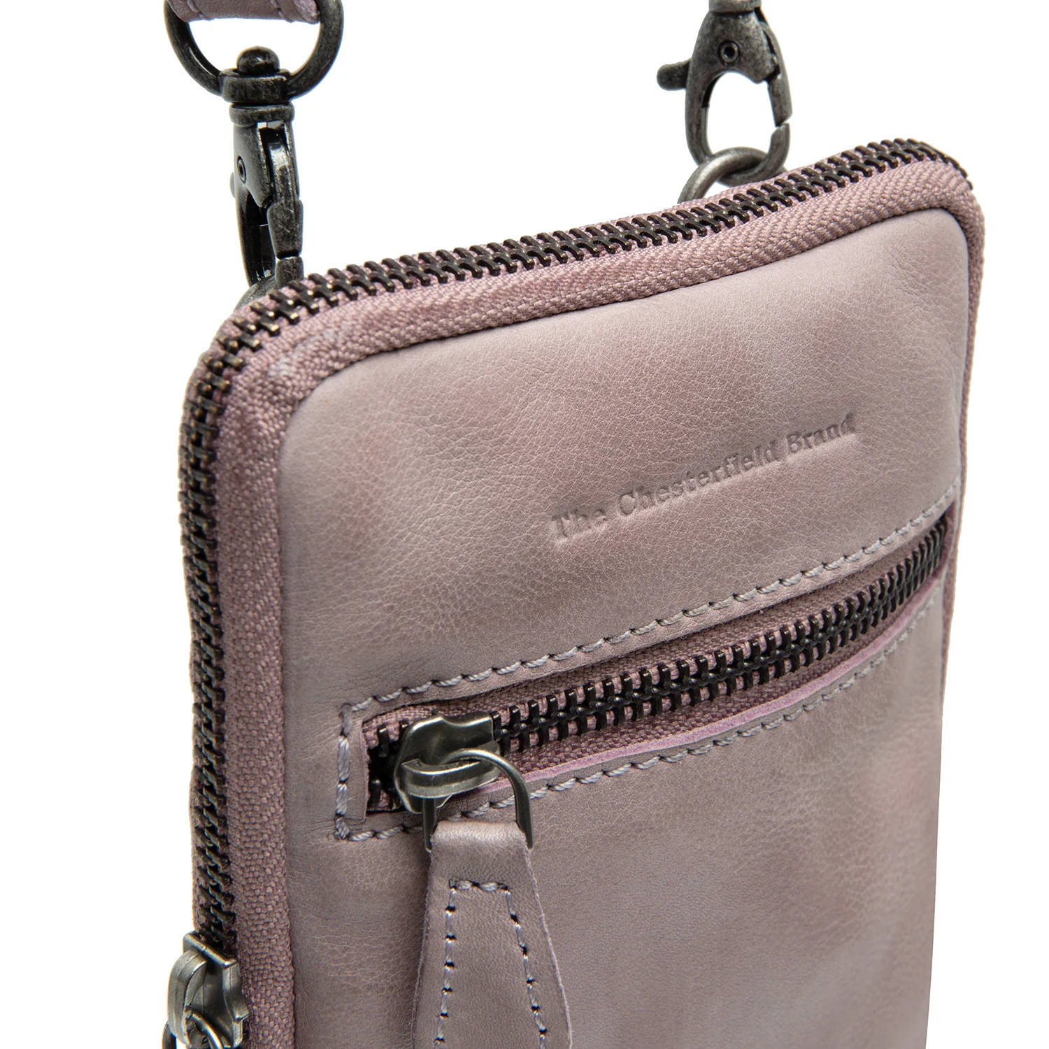 Leather Phone Bag Lavender Lilac Salta - Image 5