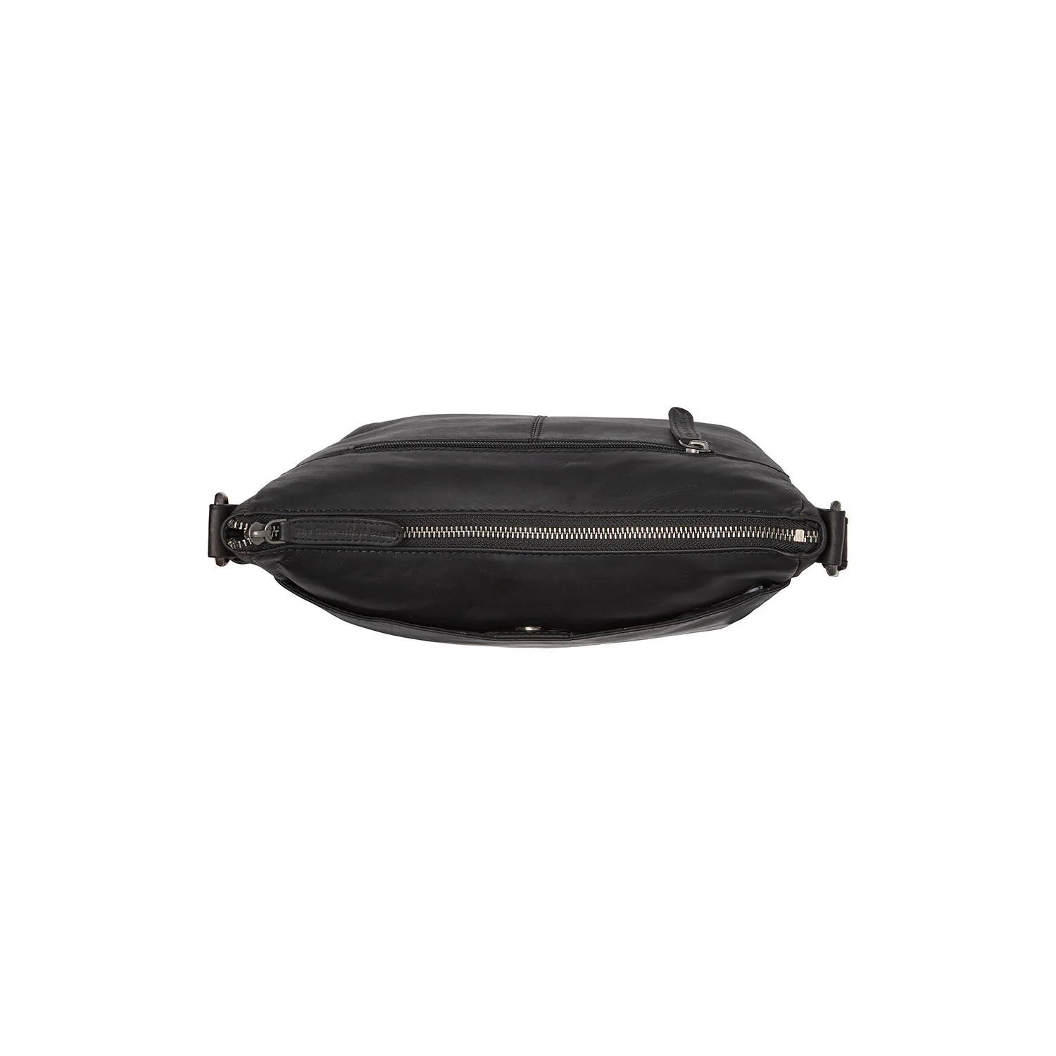 Leather Crossbody Bag Black Henderson - Image 4