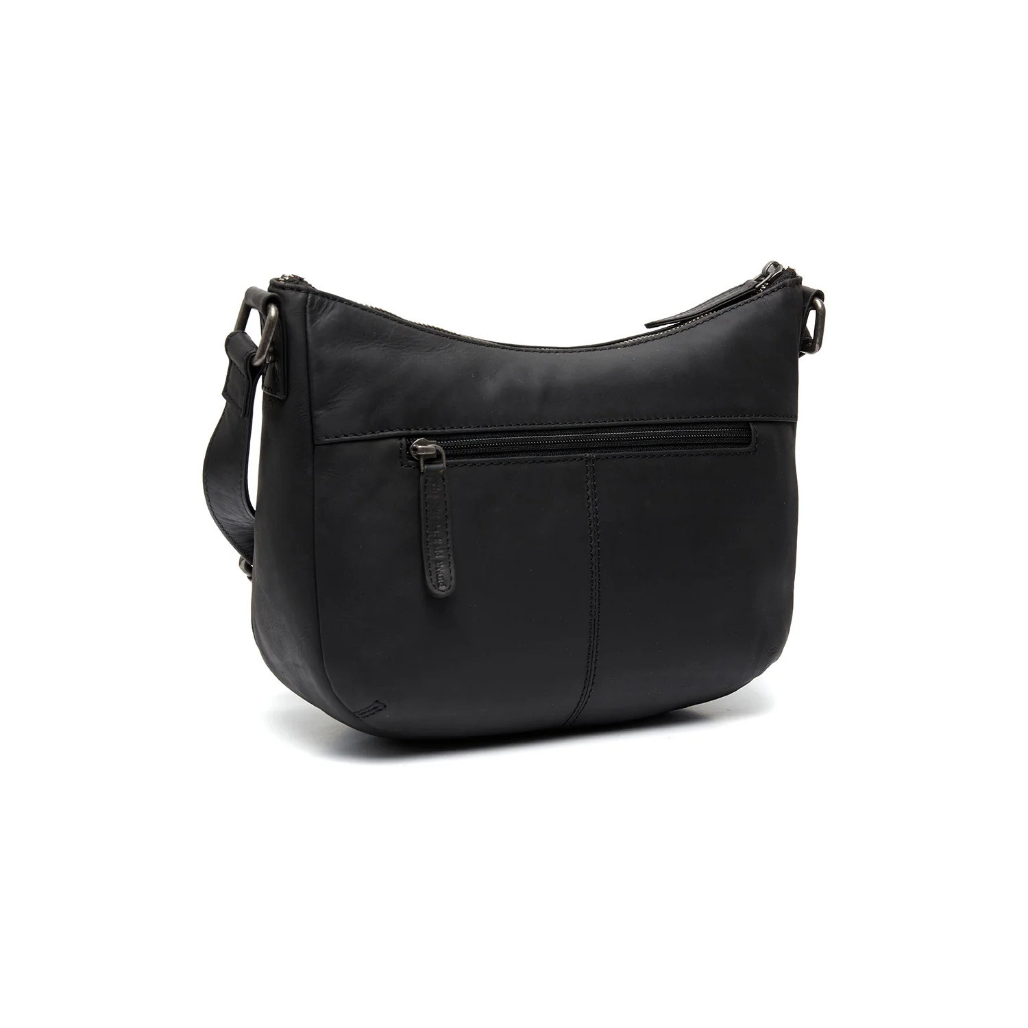 Leather Crossbody Bag Black Henderson - Image 6