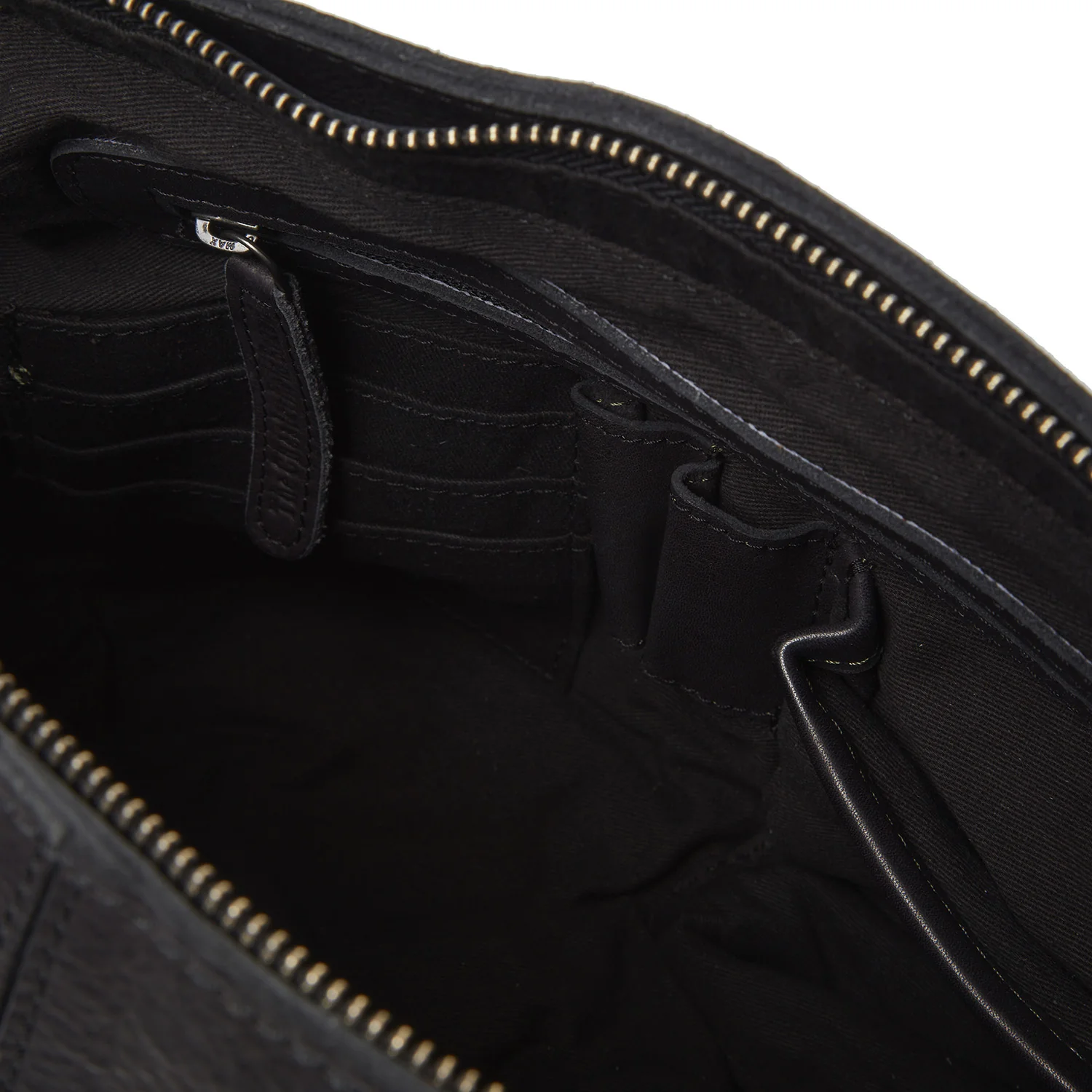 Leather Shoulder Bag Black Lucy - Image 3