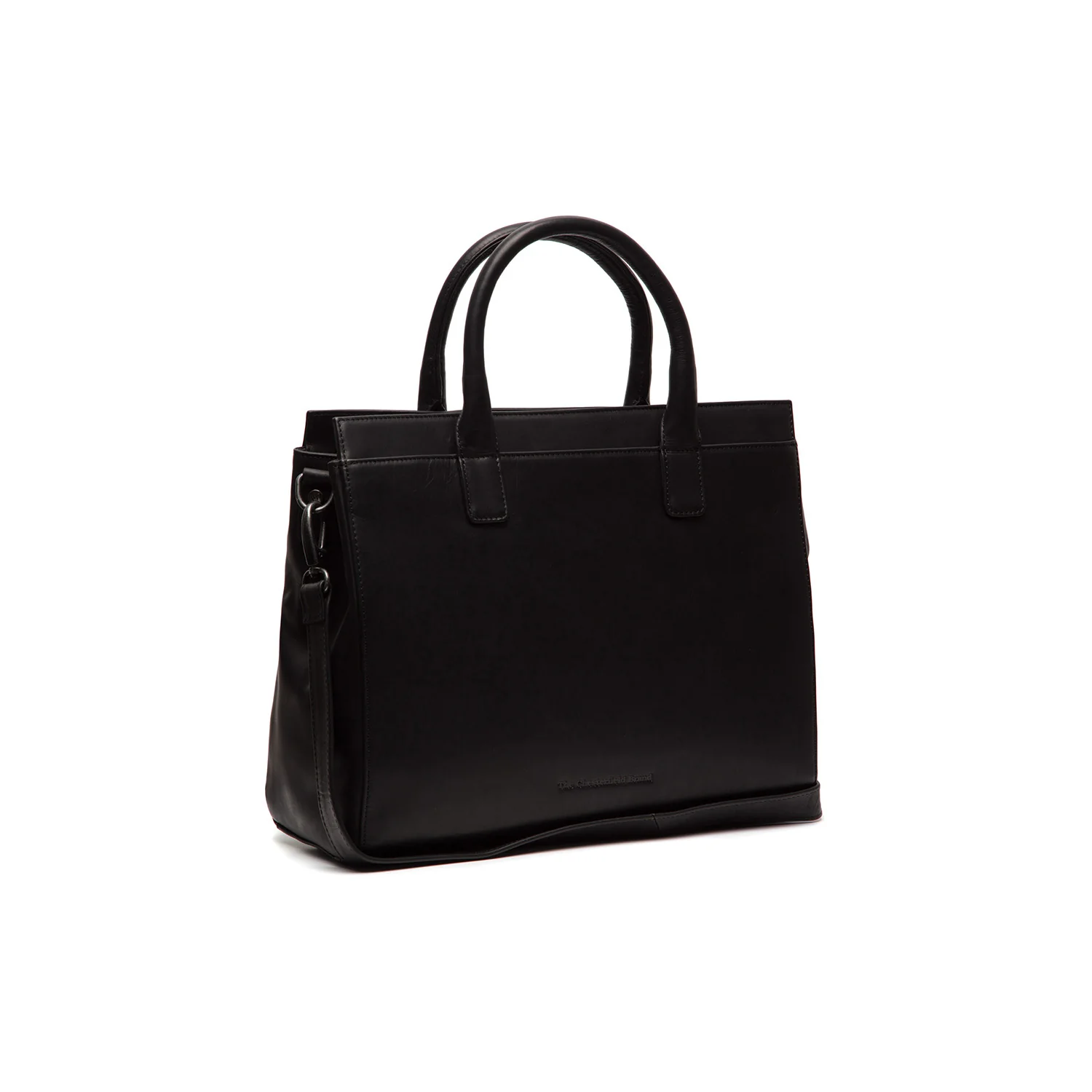 Leather Laptop Bag Black Rivera