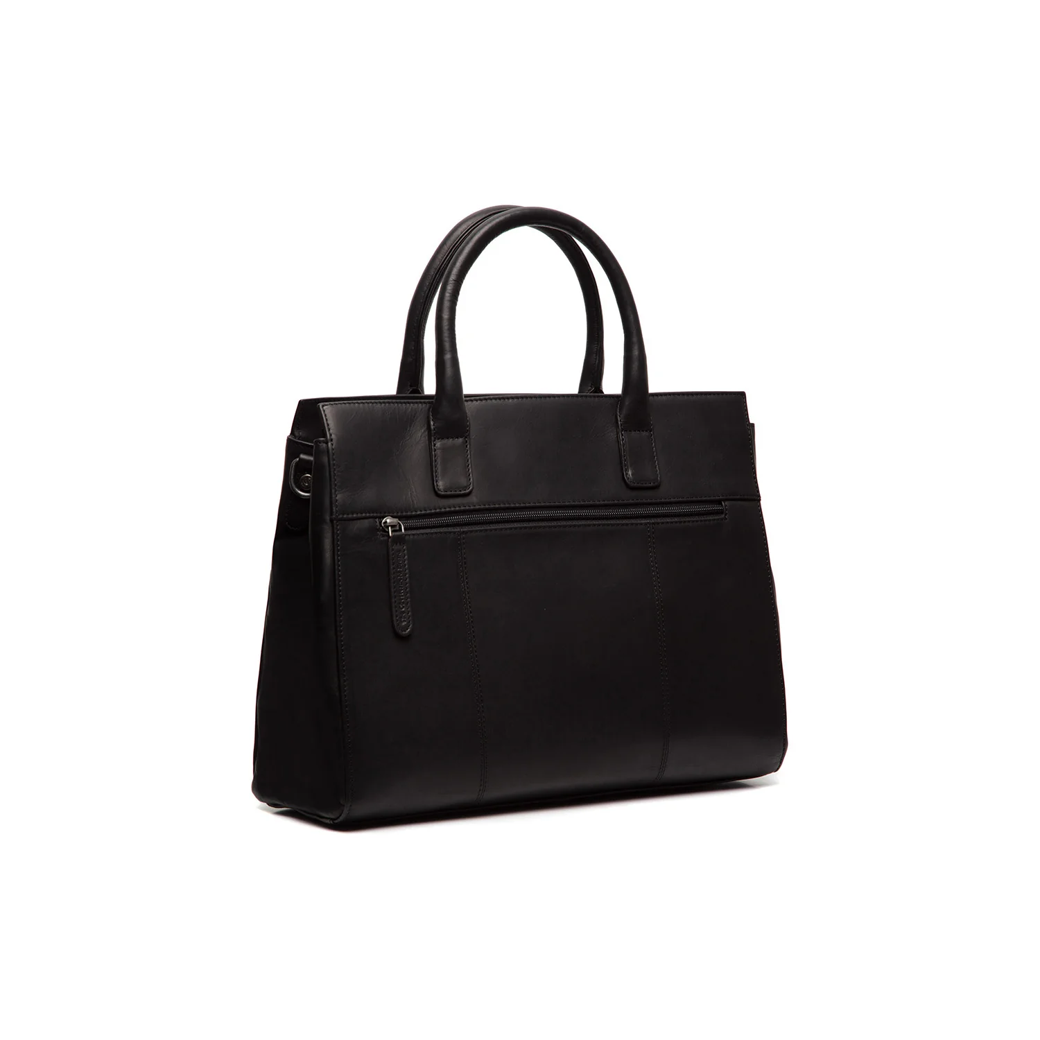 Leather Laptop Bag Black Rivera - Image 7
