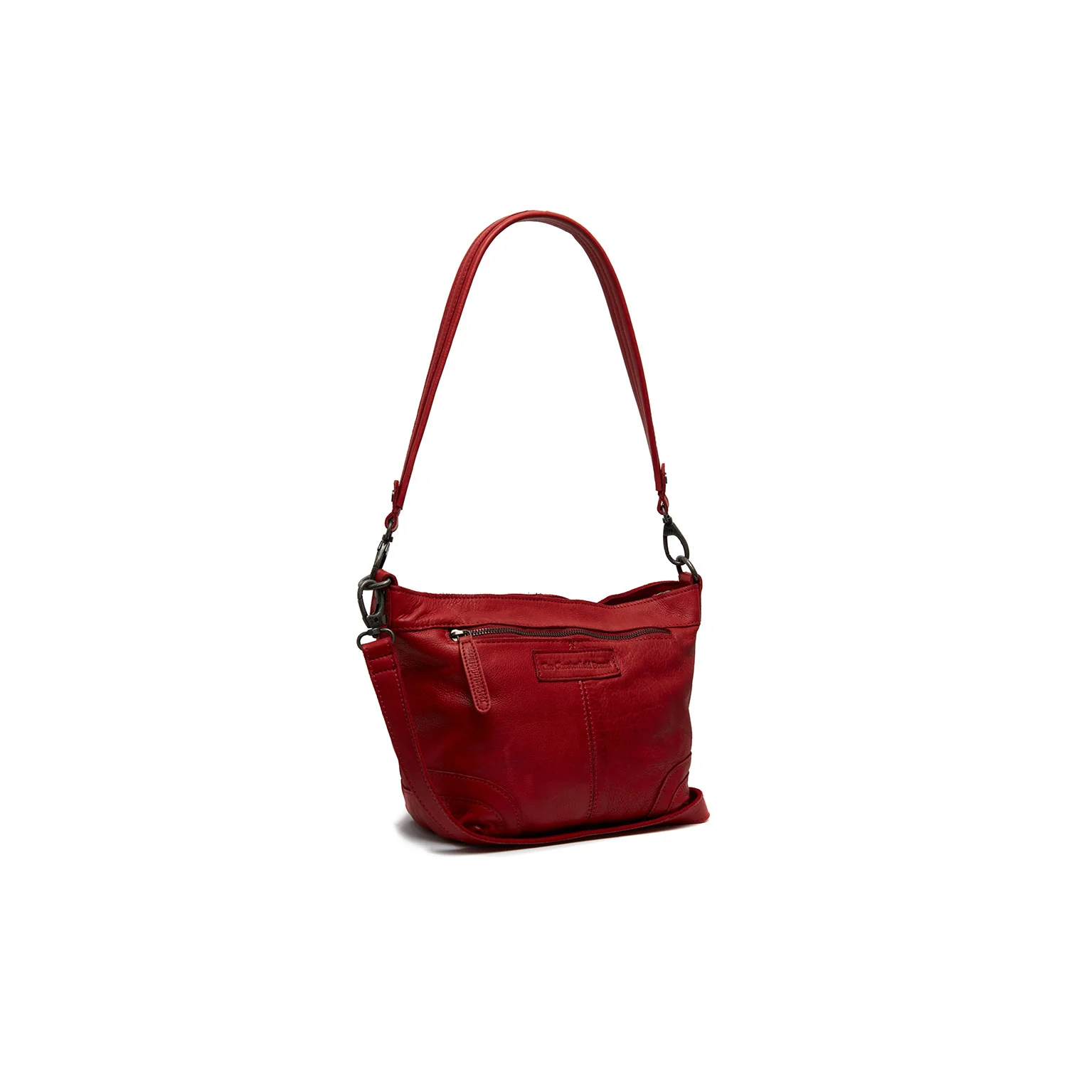 Leather Shoulder Bag Red Lucy