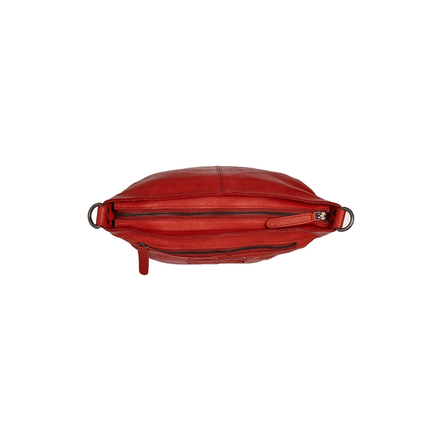 Leather Shoulder Bag Red Lucy - Image 4