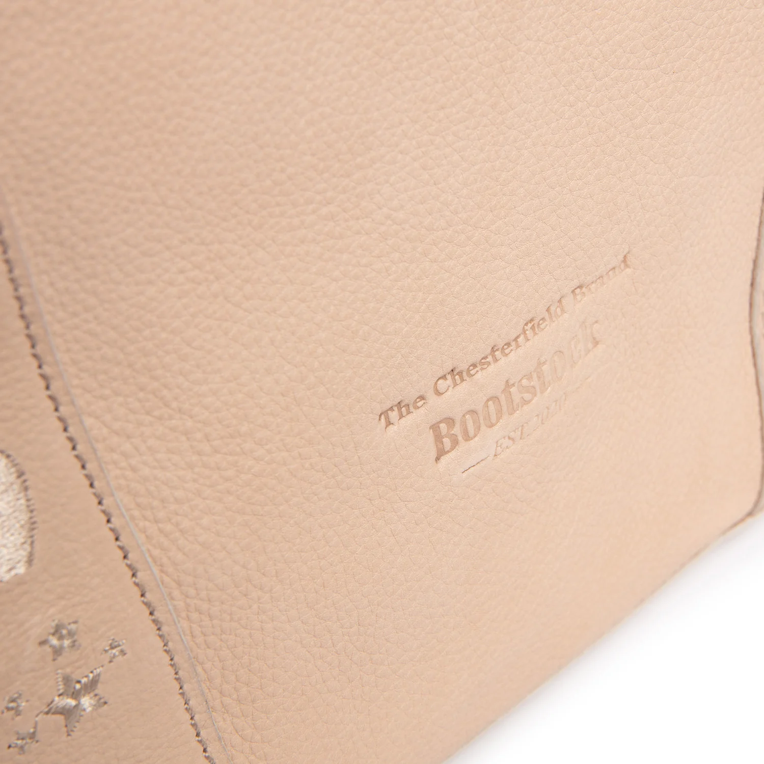 Leather Tote Bag Beige Heatherly - Image 7