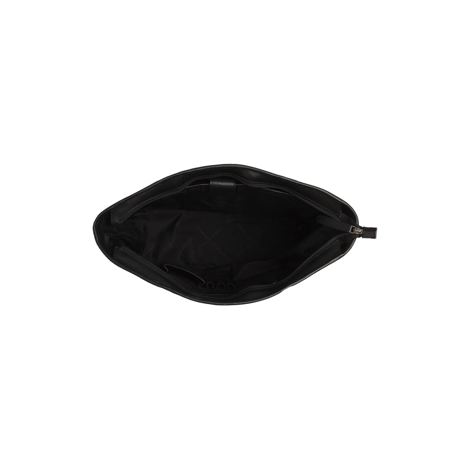 Leather Tote Bag Black Astano - Image 6