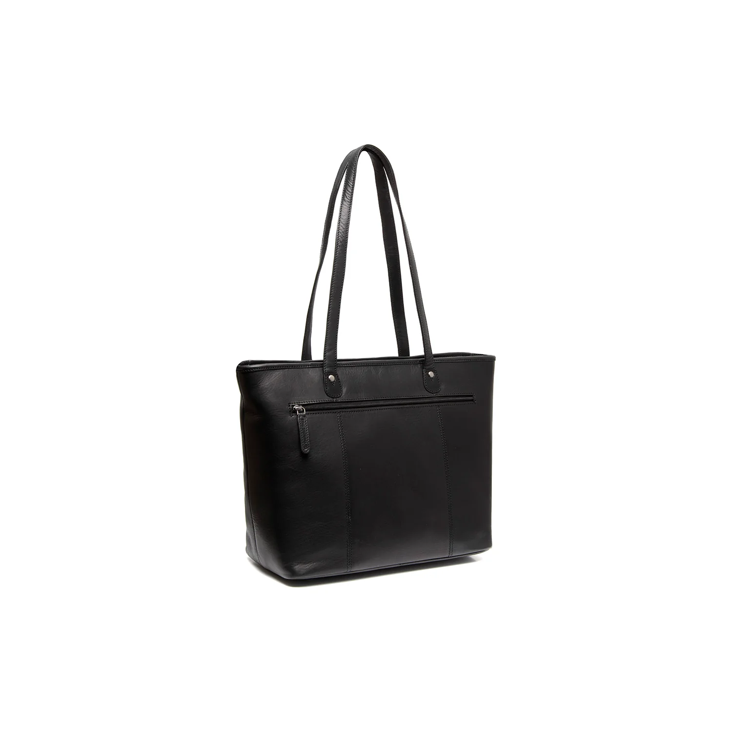 Leather Tote Bag Black Astano - Image 8