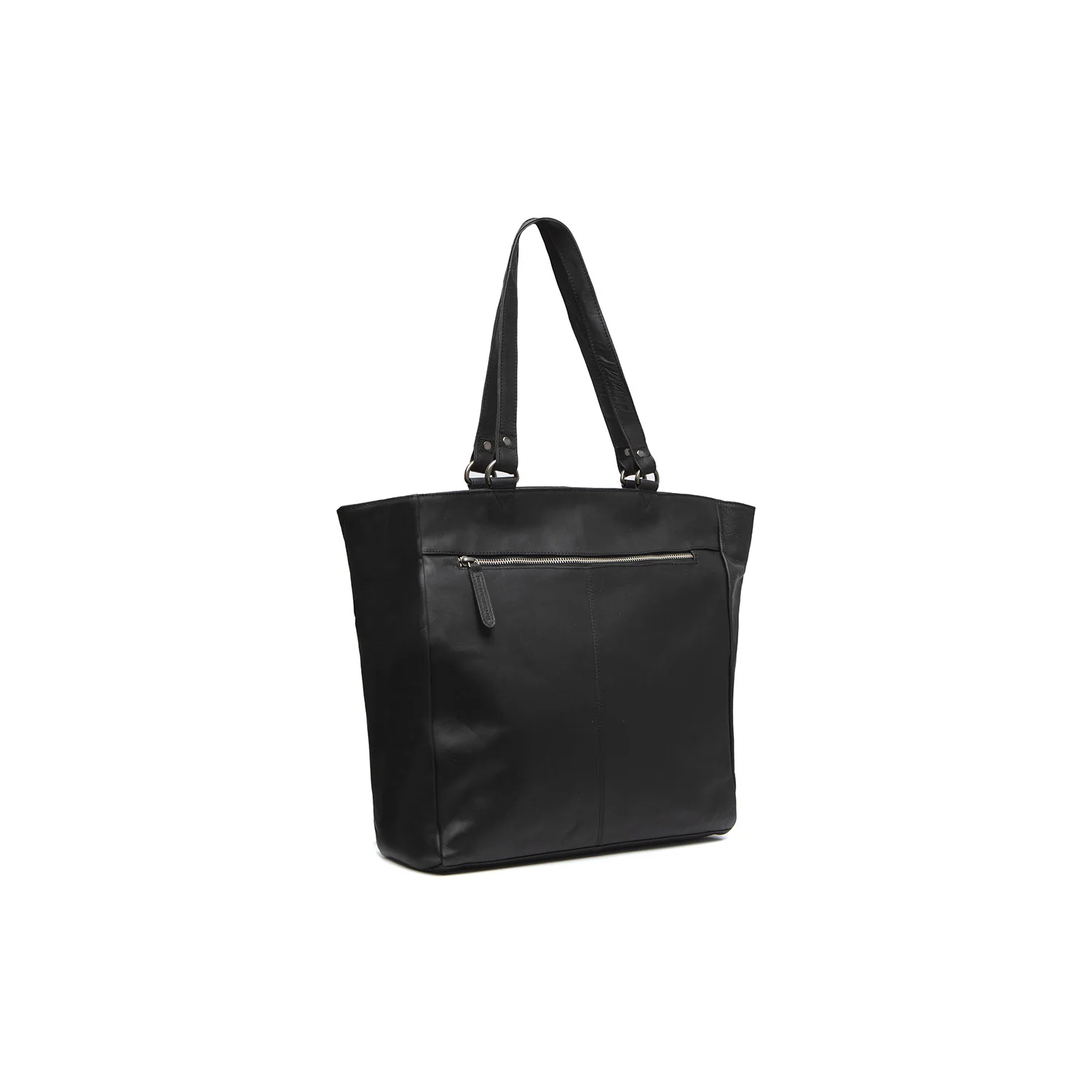 Leather Tote Bag Black Berlin - Image 5