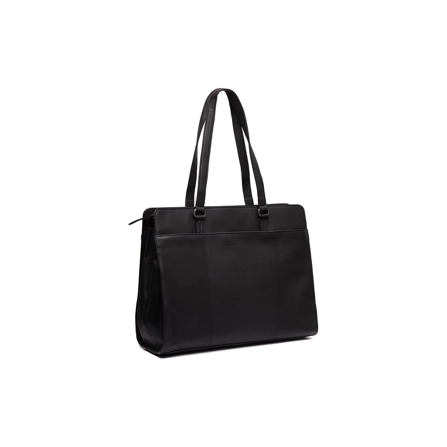 Leather Shoulder Bag Black Fidenza