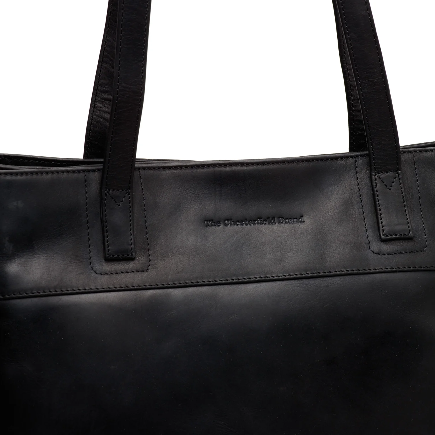 Leather Shopper Black Nola - Image 4