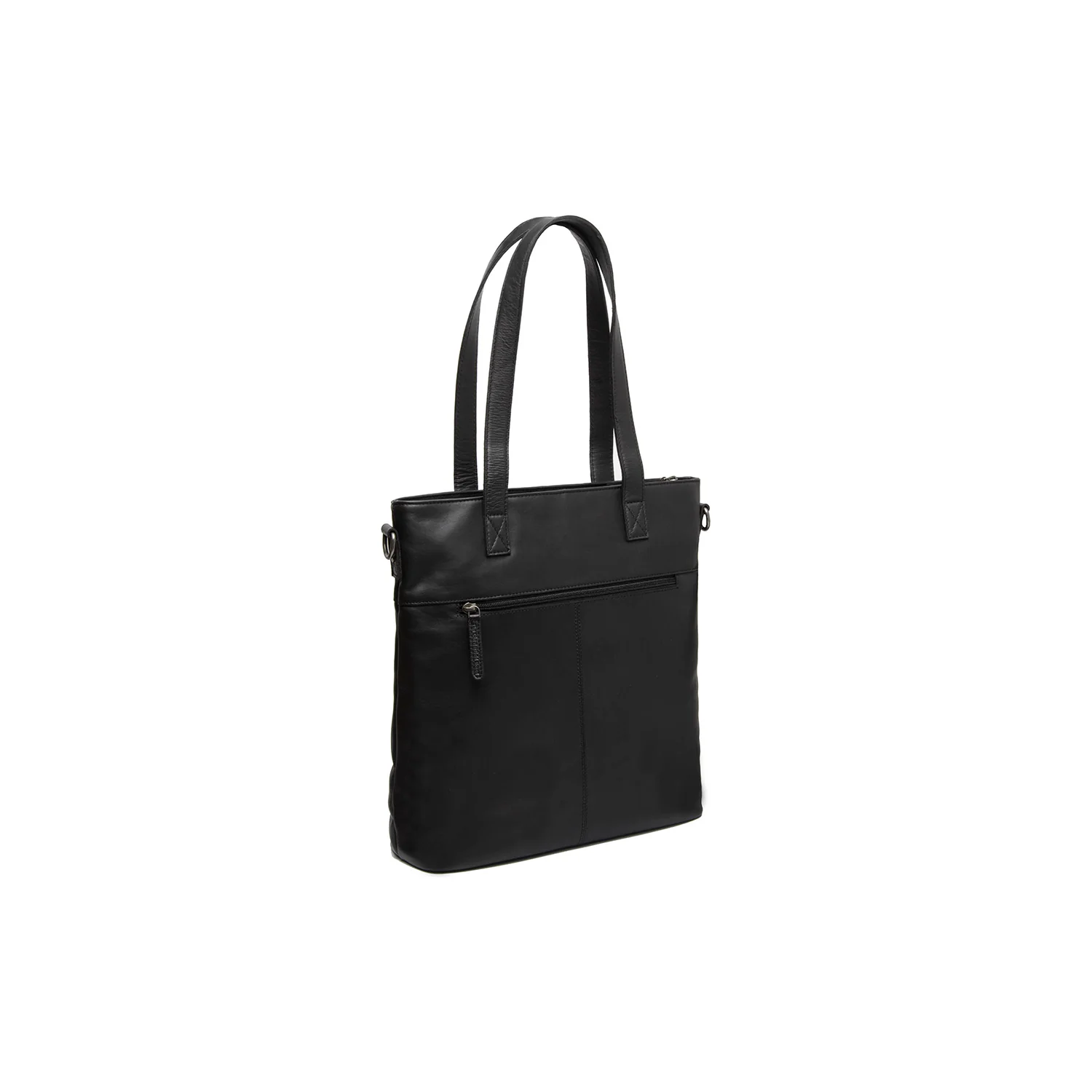 Leather Tote Bag Black Nunavik - Image 6