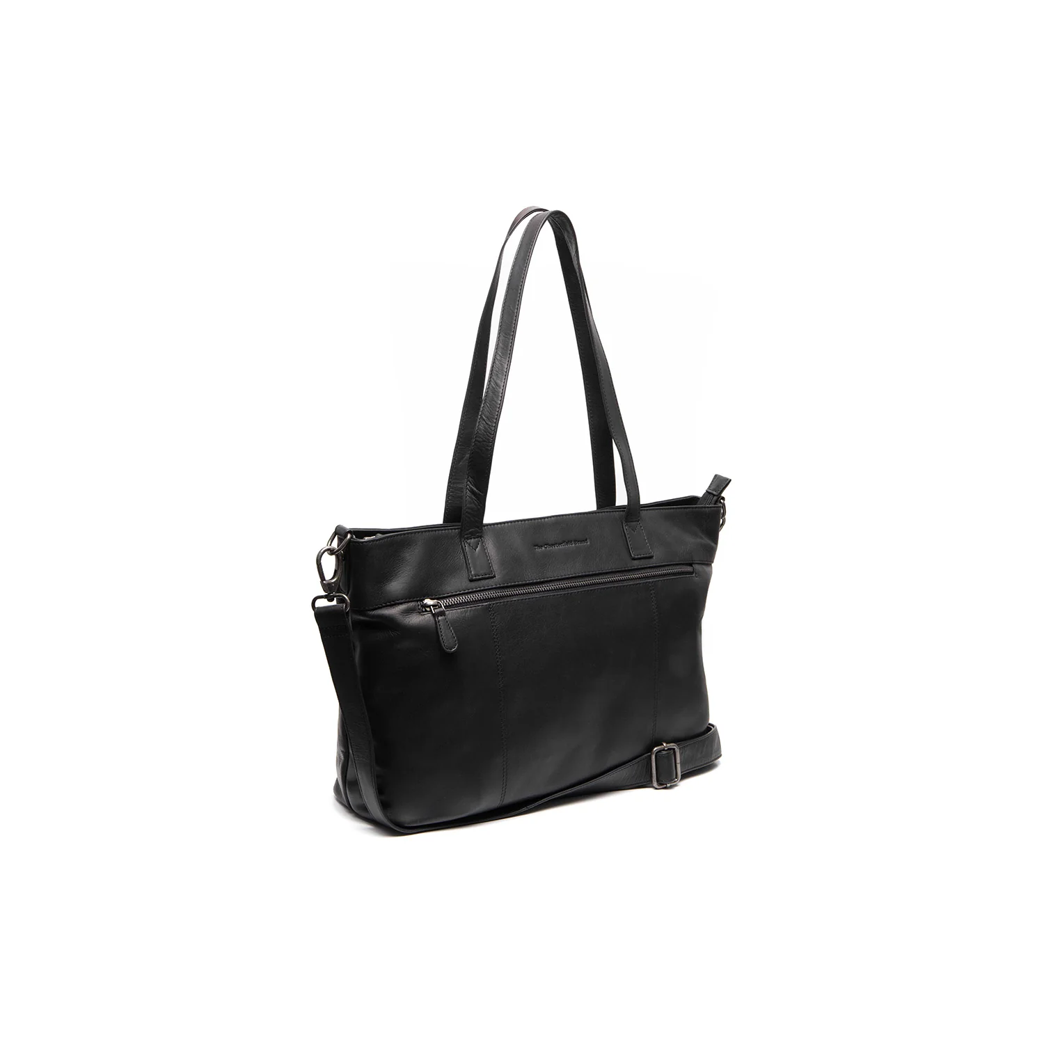 Leather Tote Bag Black Osira