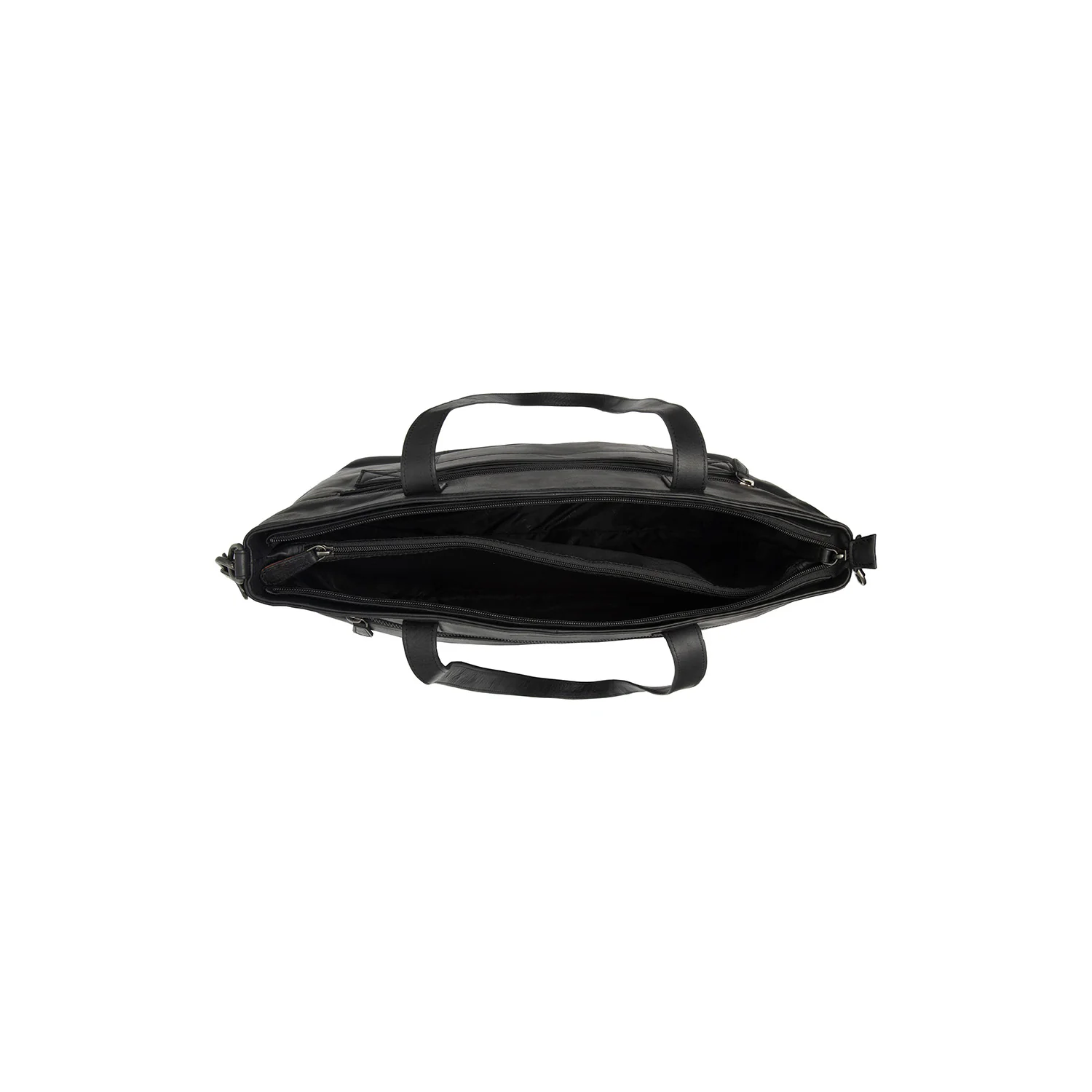 Leather Tote Bag Black Osira - Image 8