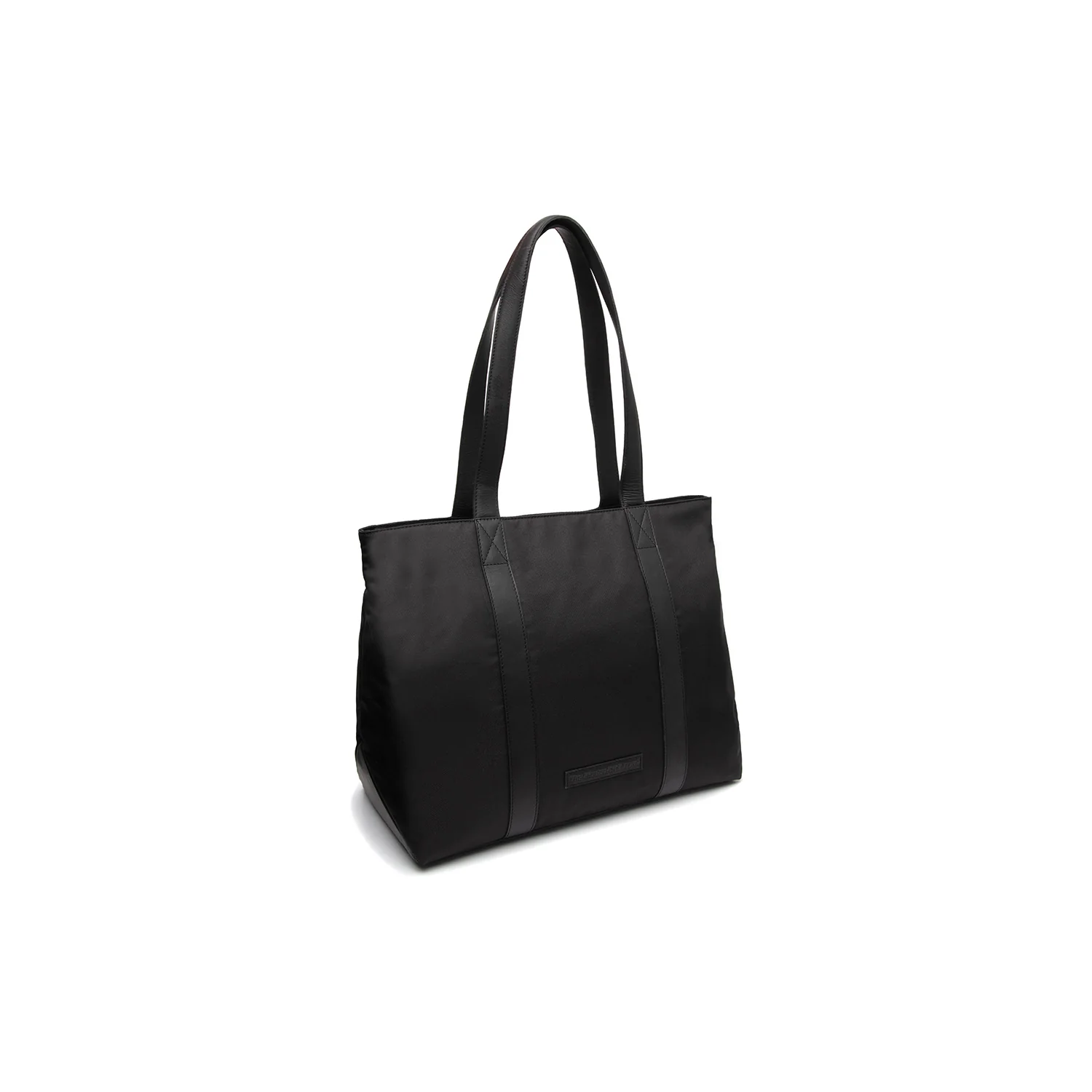 Leather Tote Bag Black Otta