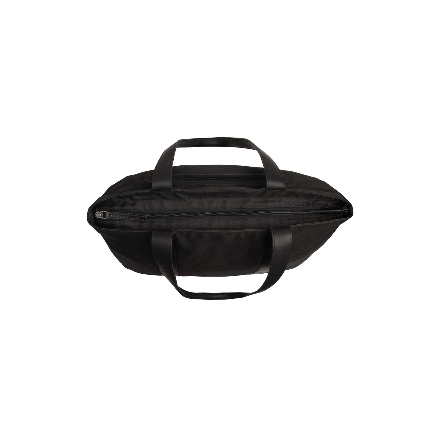 Leather Tote Bag Black Otta - Image 3