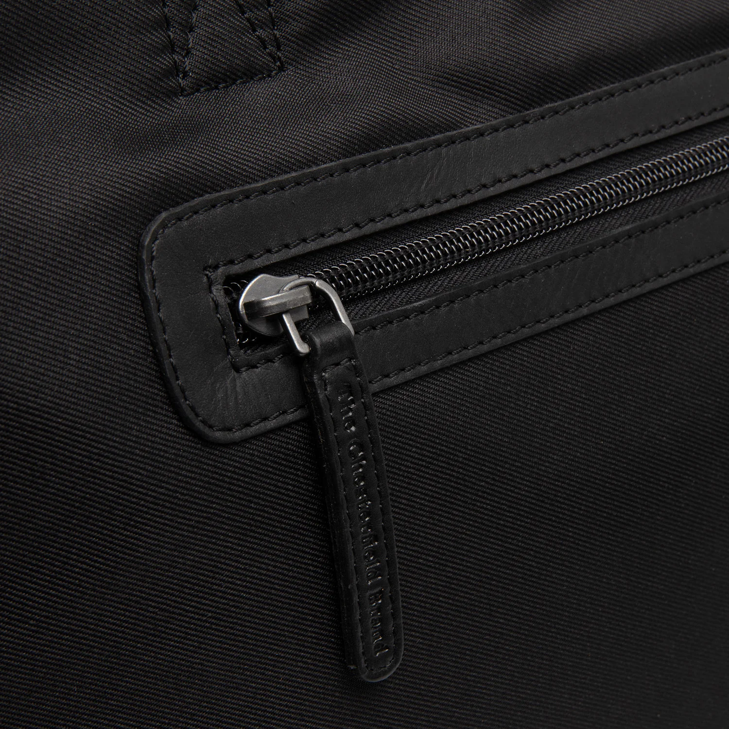 Leather Tote Bag Black Otta - Image 5