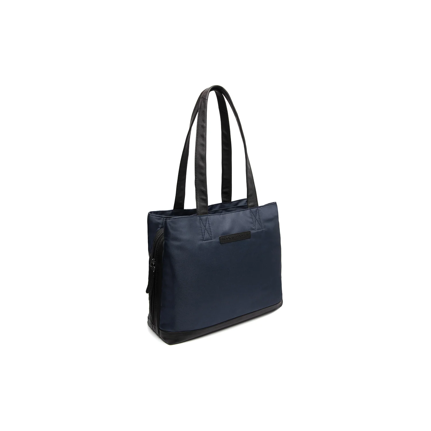 Leather Shoulder Bag Navy Lavik