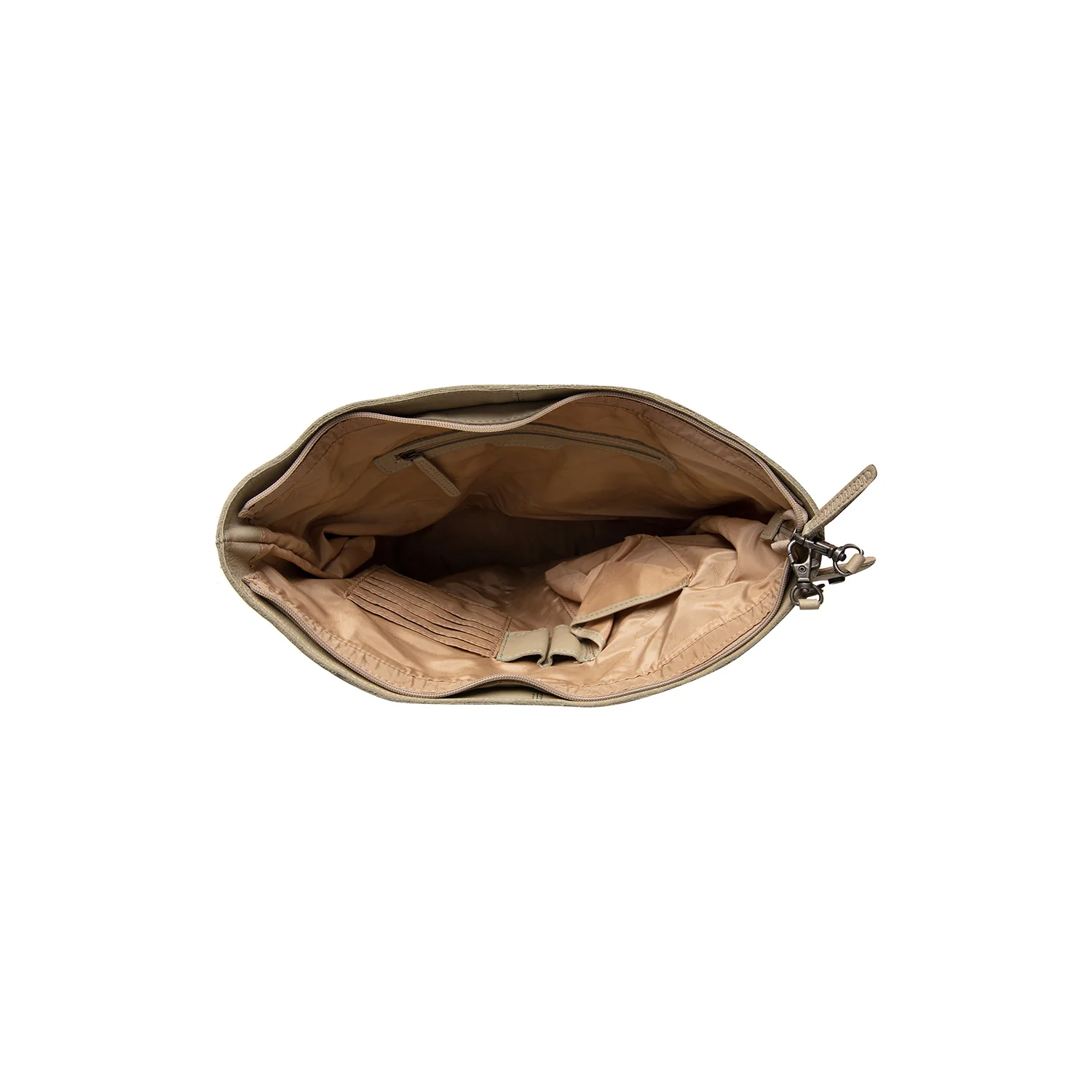 Leather Tote Bag Ocean Green Heatherly - Image 6
