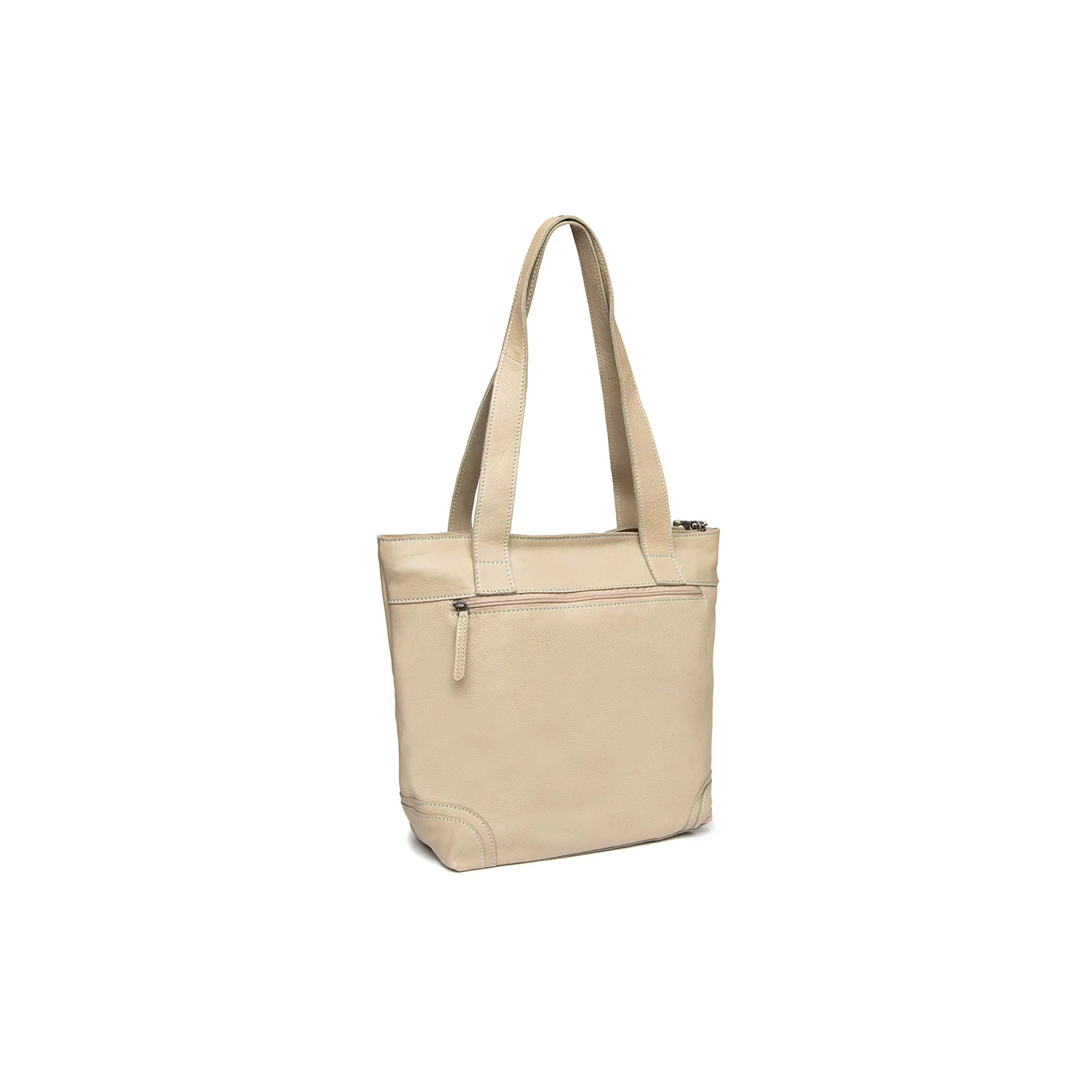 Leather Tote Bag Ocean Green Heatherly - Image 8
