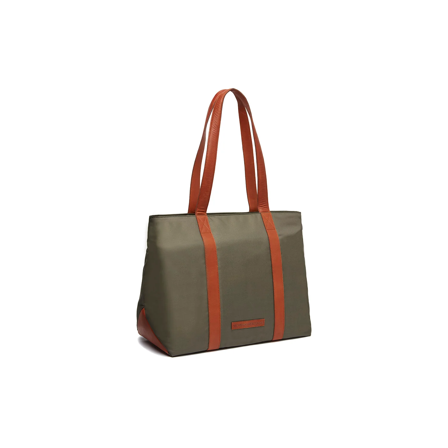 Leather Tote Bag Steel Green Otta