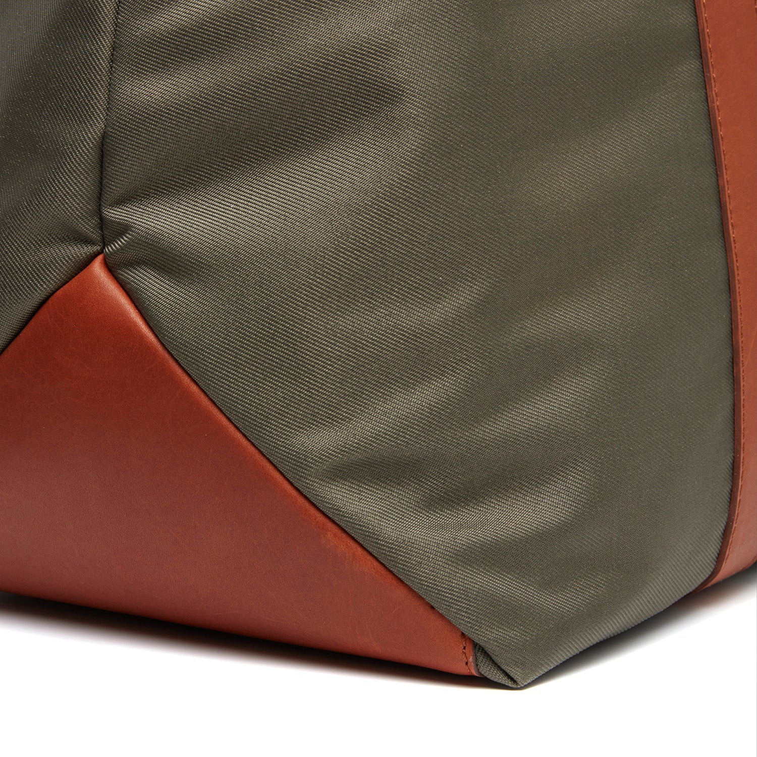 Leather Tote Bag Steel Green Otta - Image 5